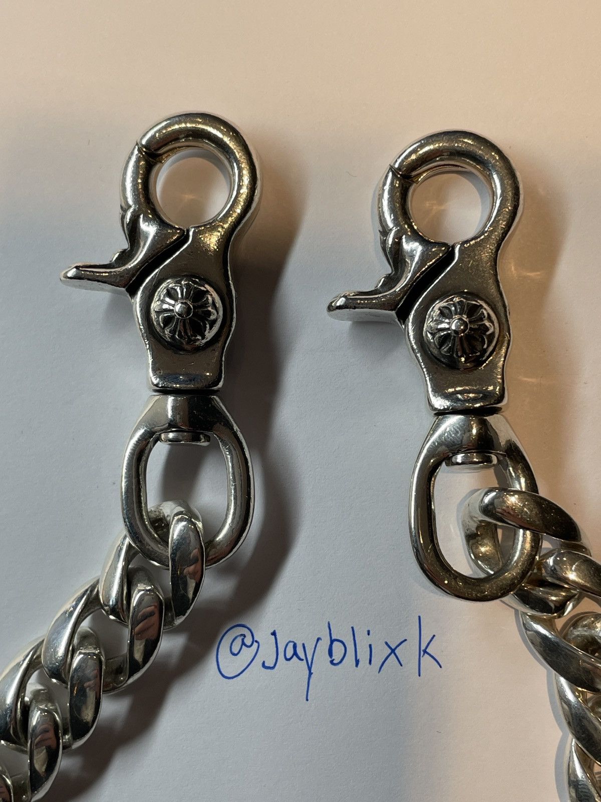 Chrome Hearts CHROME HEARTS DOUBLE LOBSTER CUBAN WALLET CHAIN Size ONE SIZE - 3 Thumbnail