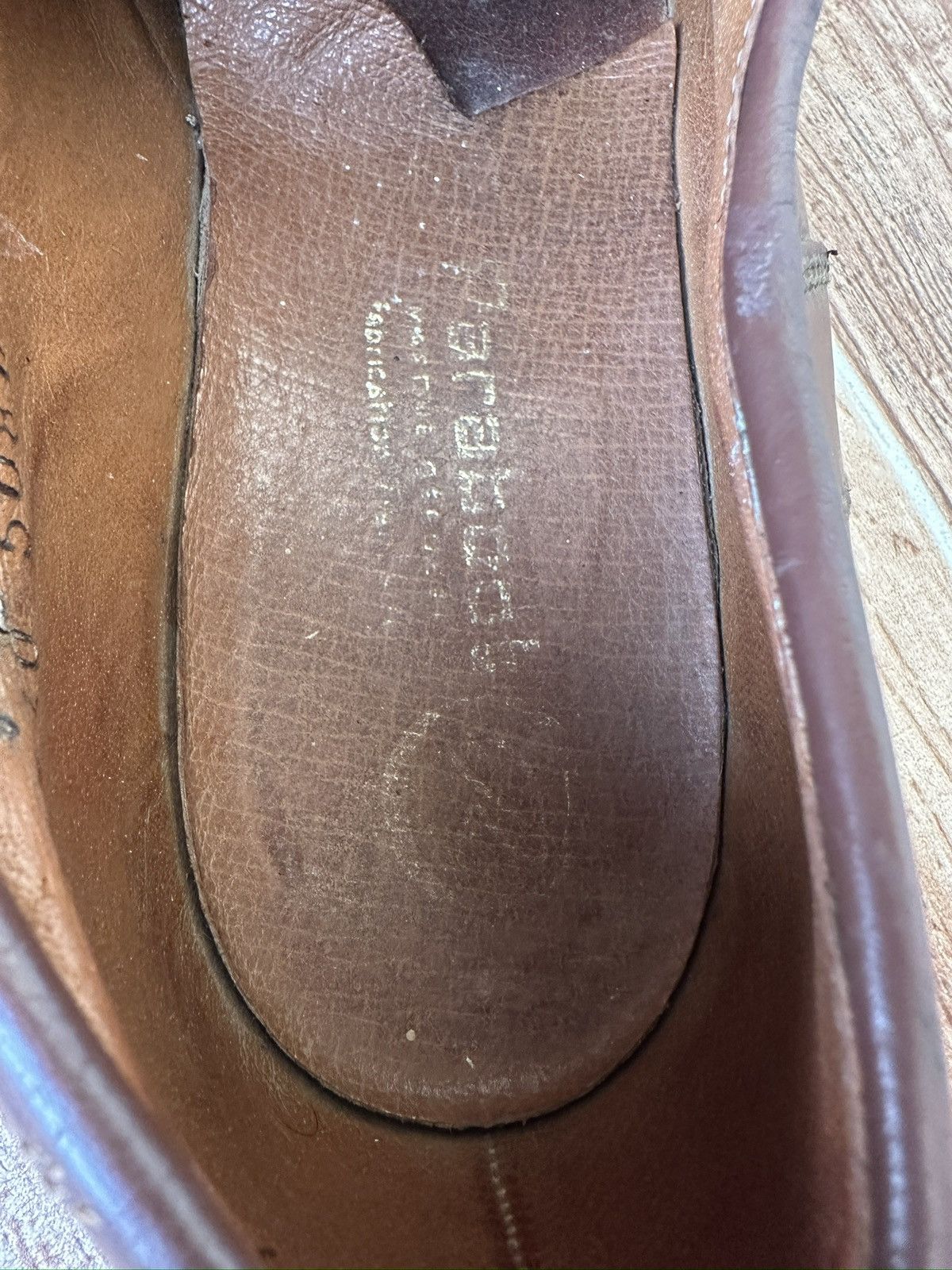 Paraboot Paraboot Michael Marche Vintage Ebony Moc Leather Derbies Size US 14 / EU 47 - 18 Thumbnail