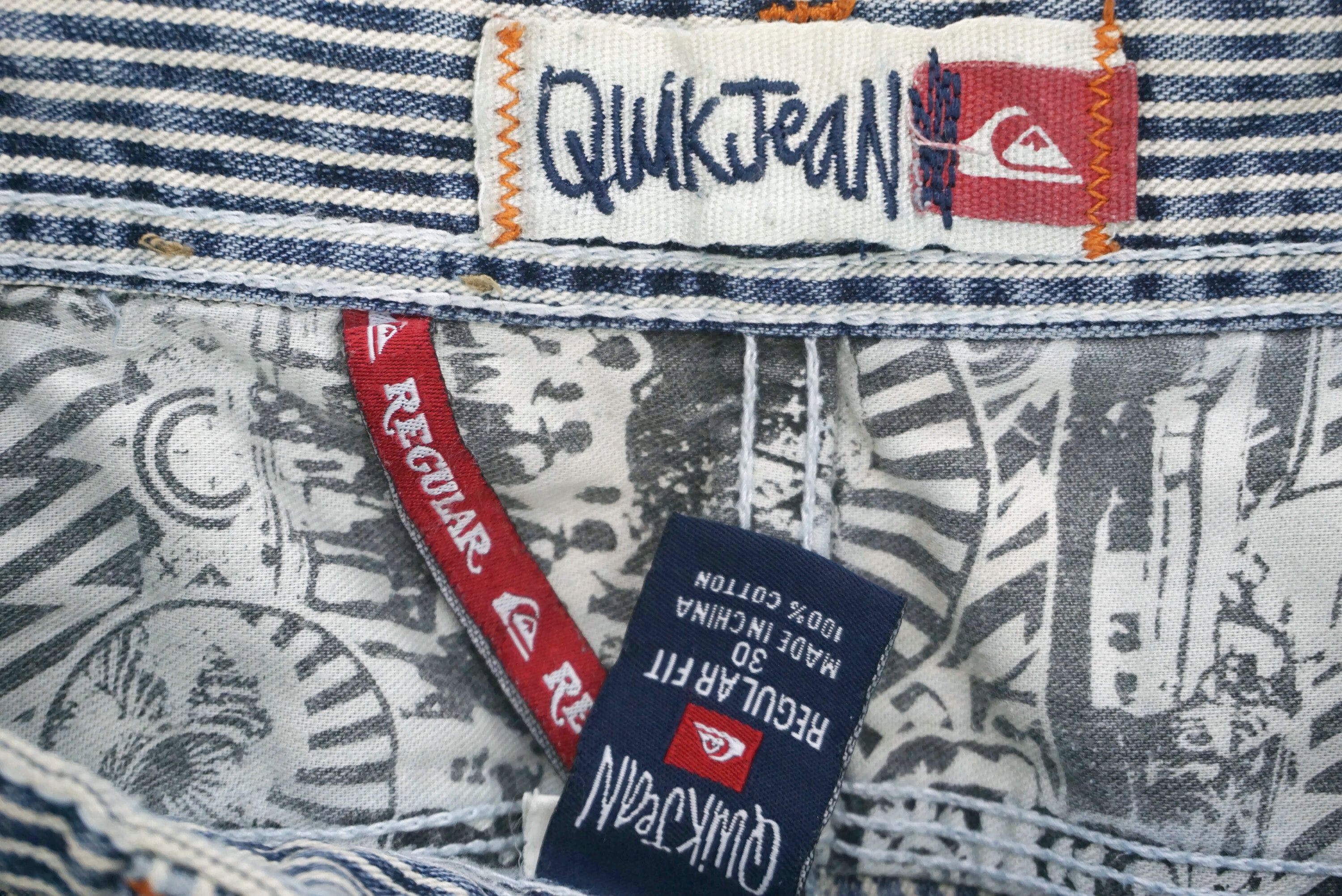 Quiksilver Quickjeans Denim Size W31xL33 Low-Rise Regular-Fit Hickory Size US 31 - 14 Thumbnail