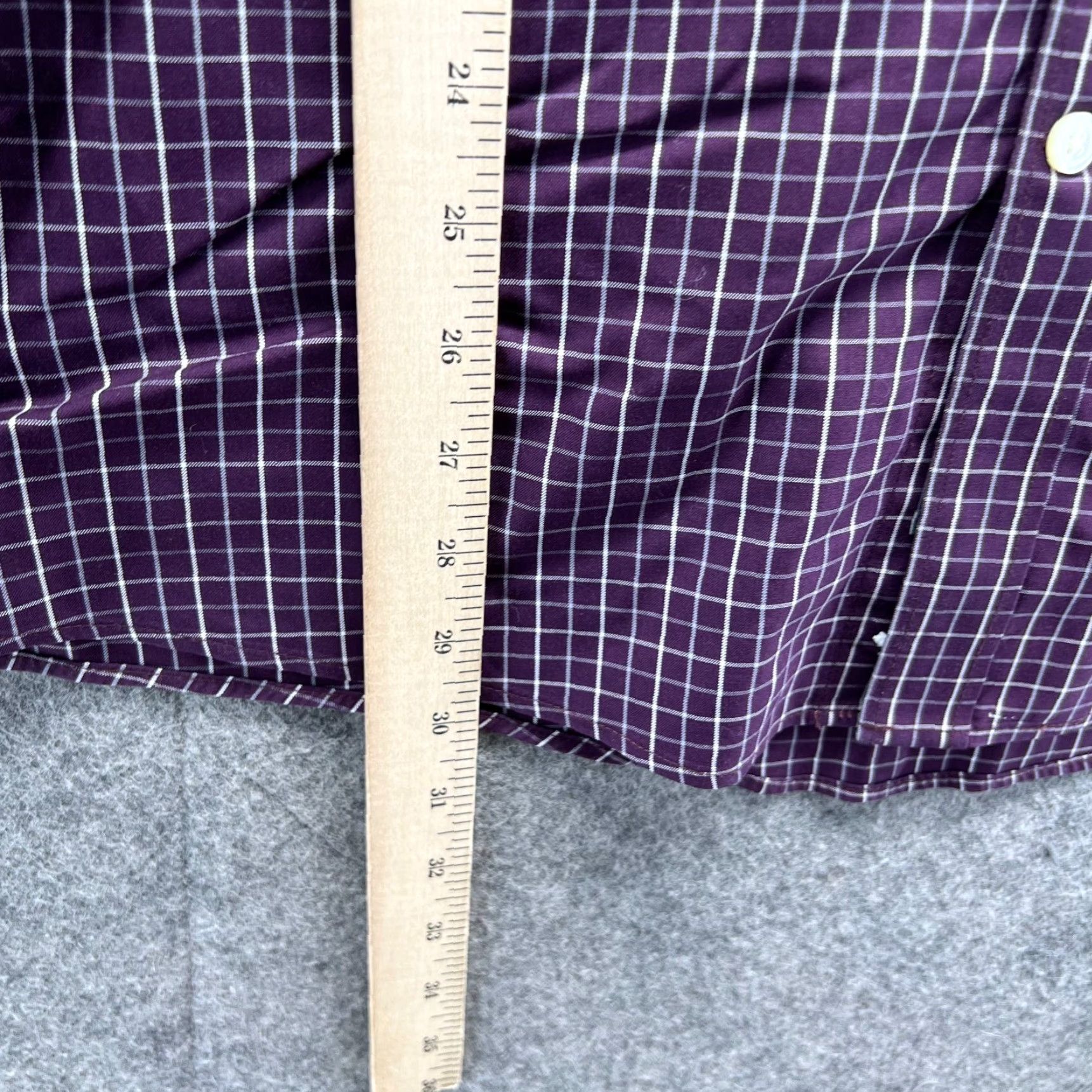 Eddie Bauer VINTAGE Eddie Bauer Shirt Men Medium Check Purple Button-Down Preppy Windowpane Size US M / EU 48-50 / 2 - 6 Thumbnail