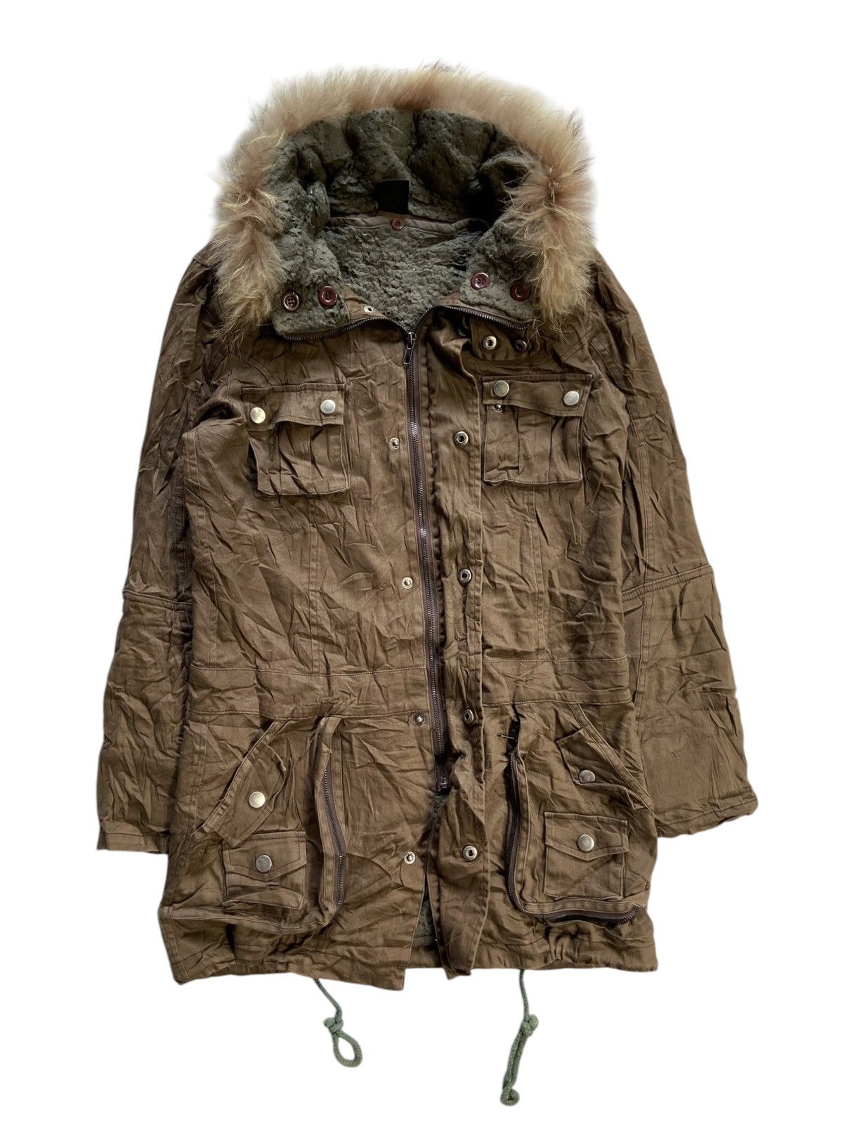 Japanese Brand JAPANESE BONDAGE SPLENDEUR FUR MULTI POCKET PUNK JACKET Size US S / EU 44-46 / 1 - 1 Thumbnail