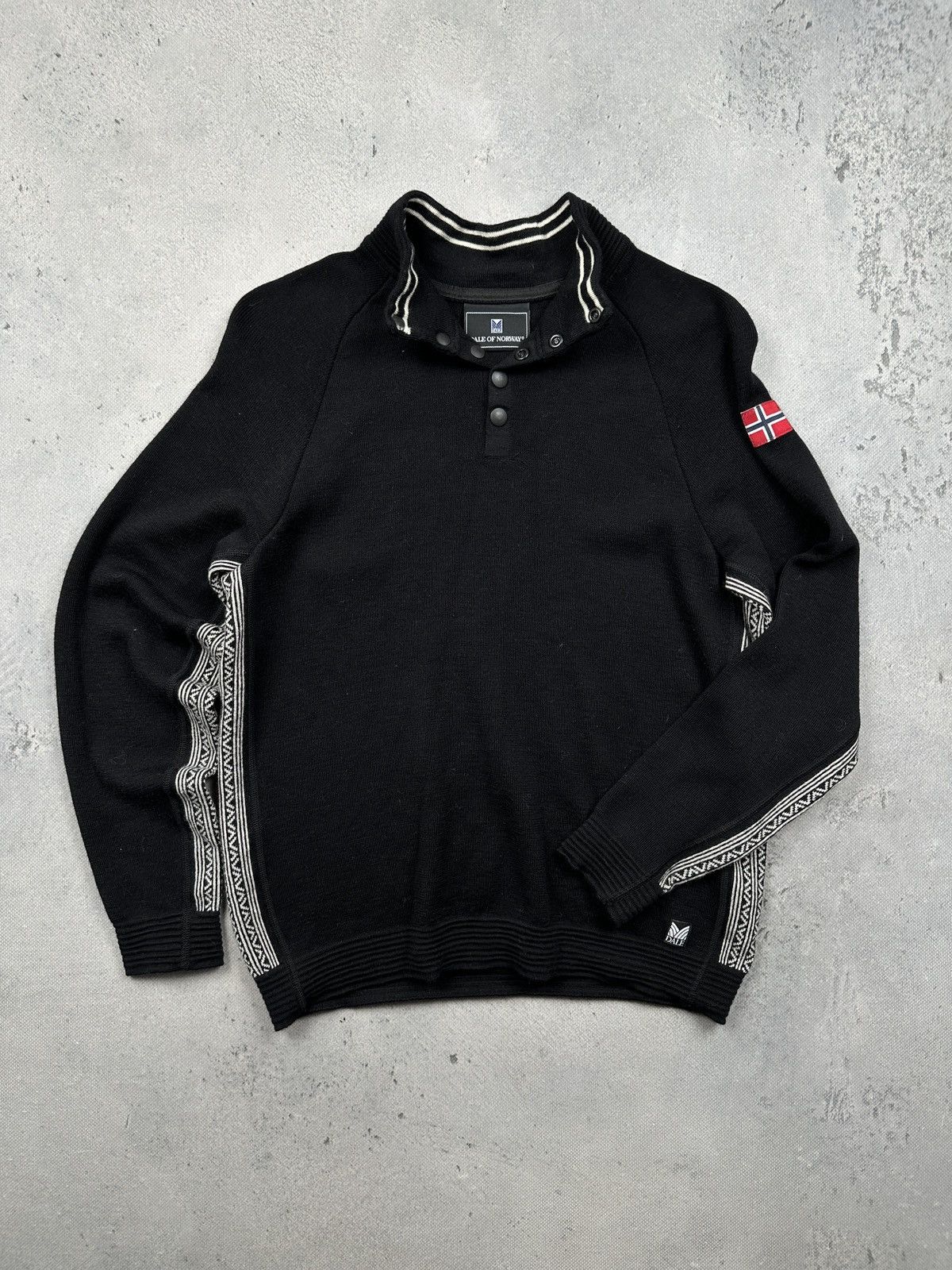 Dale Of Norway Dale Of Norway Black Wool Knit Sweater Norwegian Heritage Size S / US 4 / IT 40 - 1 Thumbnail