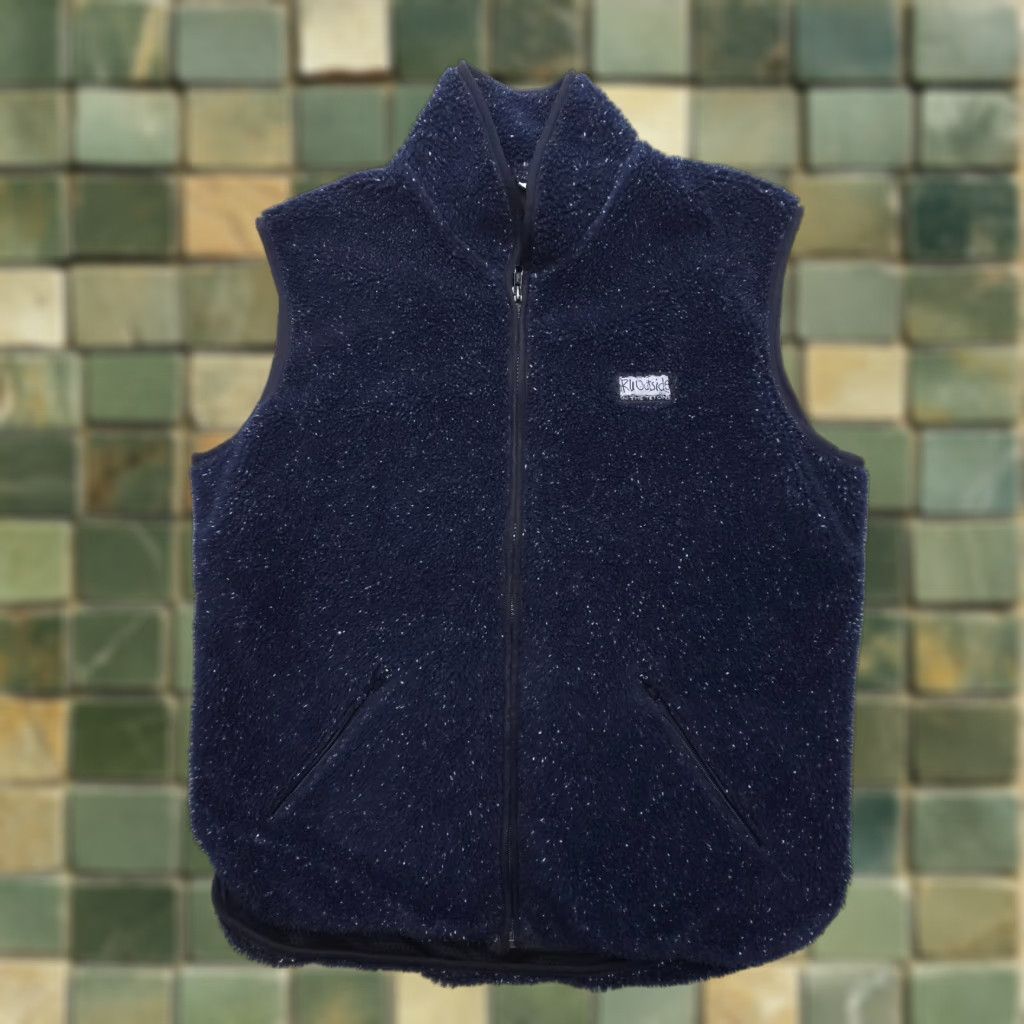 Vintage VINTAGE Ru Outside Fleece Vest Outdoor Mens M Blue Zip Size US M / EU 48-50 / 2 - 1 Thumbnail