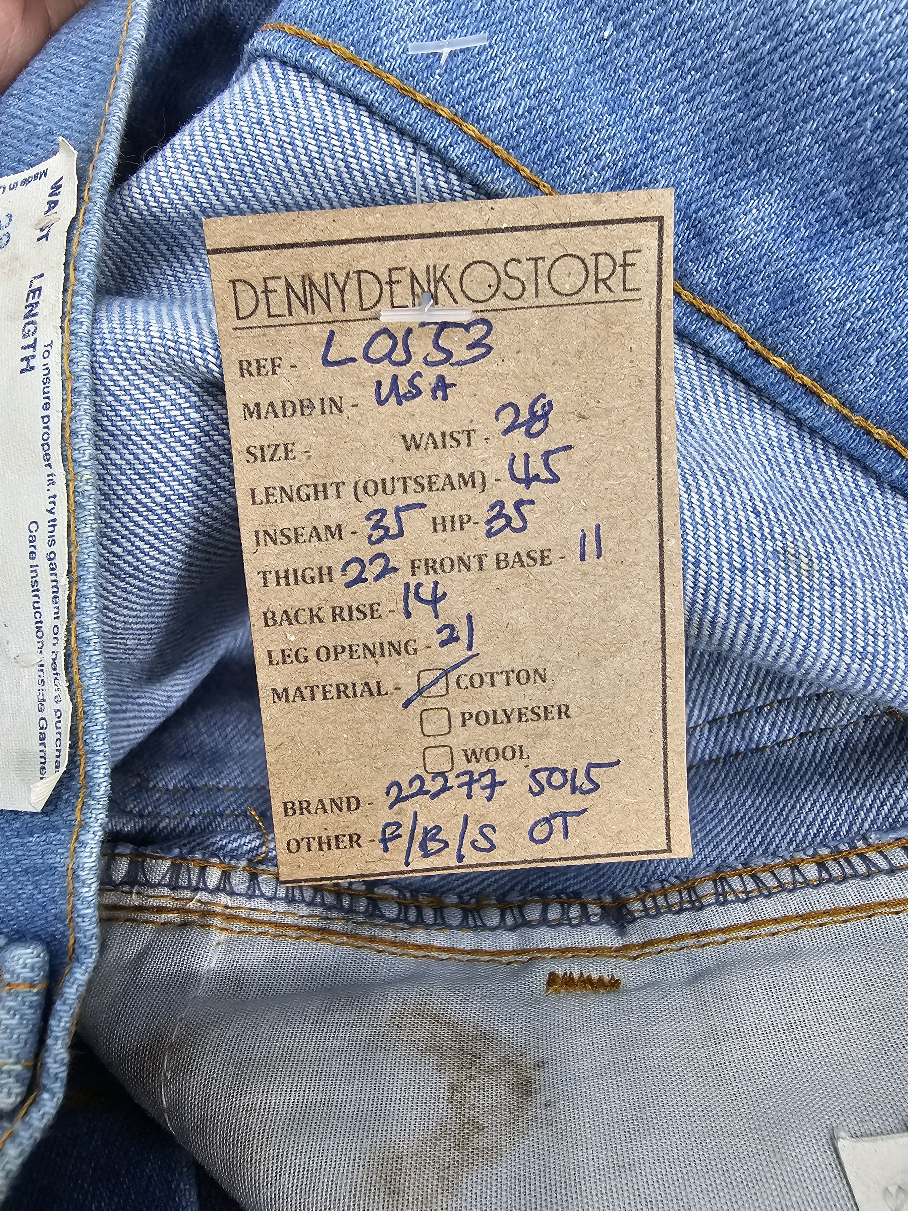 Levi's Vintage Clothing Vtg 70's LEVIS Boot Cut Flare Bleach Jeans Made In USA L0553 Size US 28 / EU 44 - 16 Thumbnail