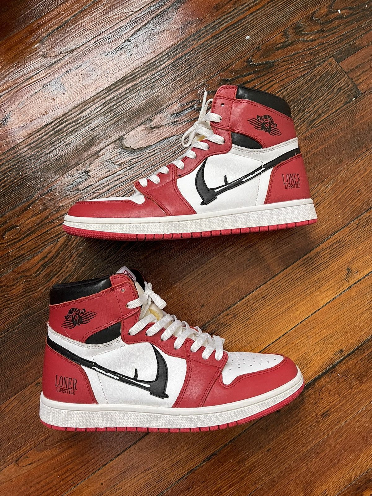 Other Represent Miserable Custom Chicago 1’s Size US 8.5 / EU 41-42 - 1 Thumbnail