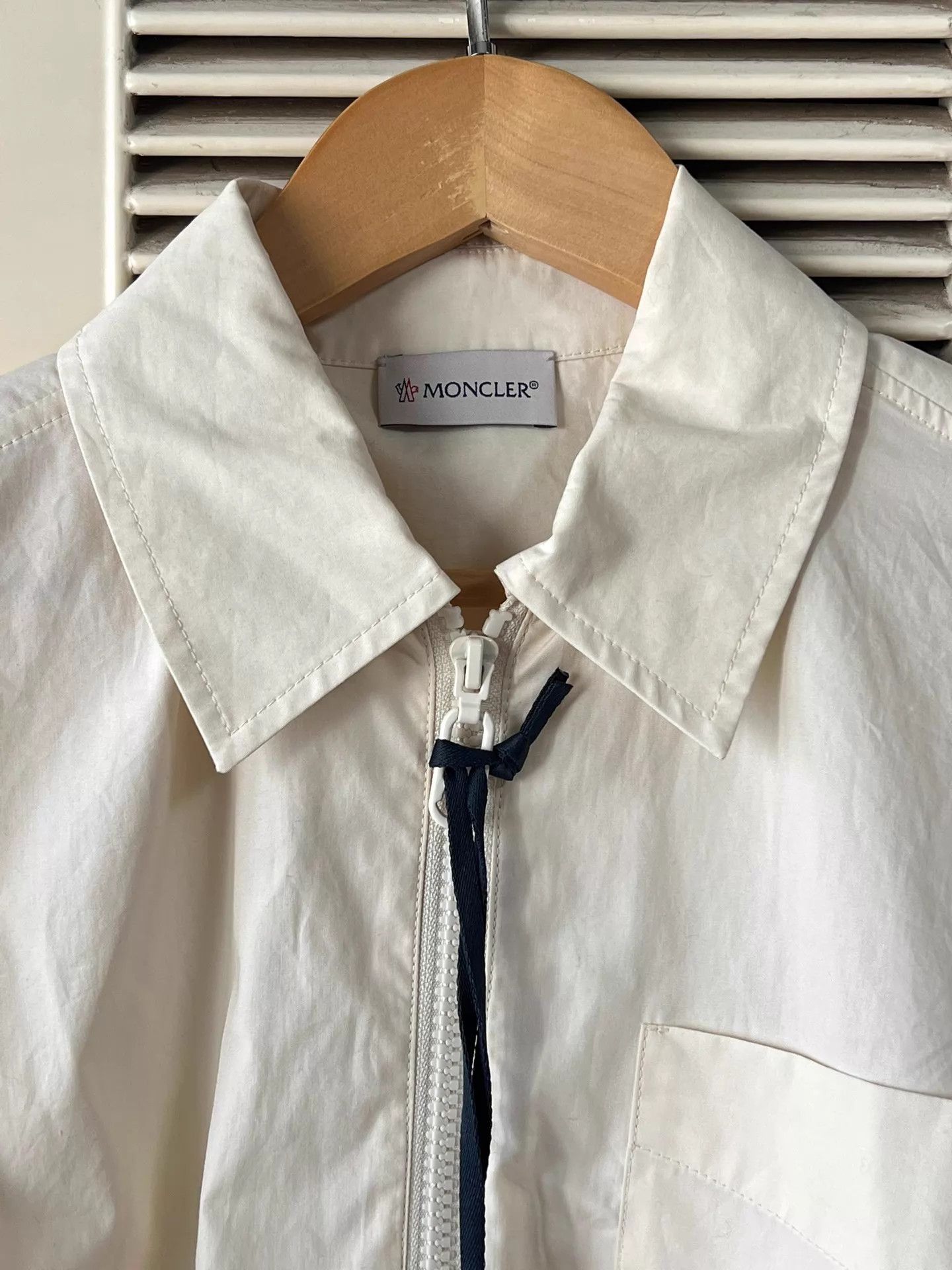 Moncler Moncler Women's Ivory Long-Sleeve Shirt 38 Size XS / US 0-2 / IT 36-38 - 3 Thumbnail