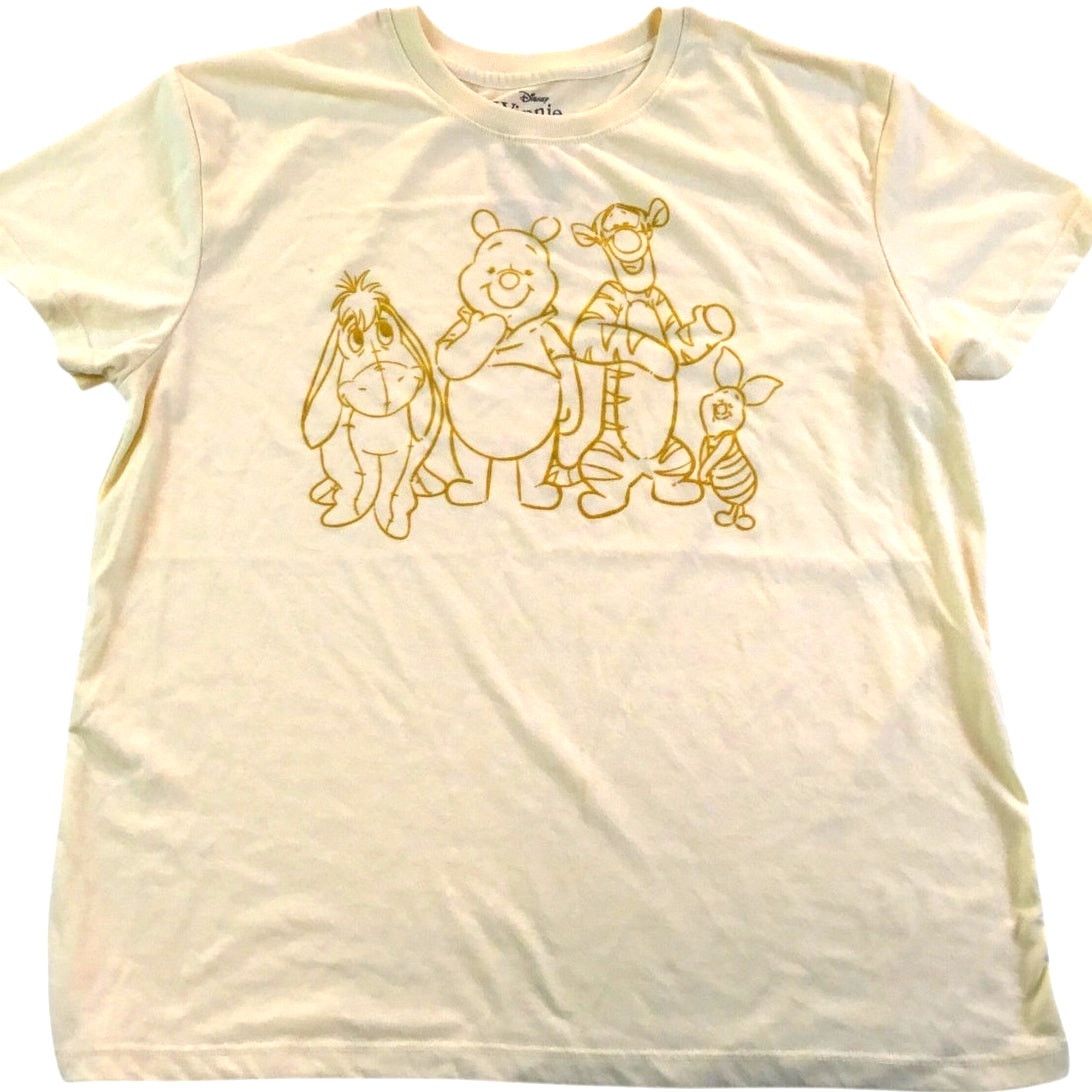 Disney Disney Winnie the Pooh Friends T-Shirt Yellow Gold Size L Size L / US 10 / IT 46 - 1 Thumbnail