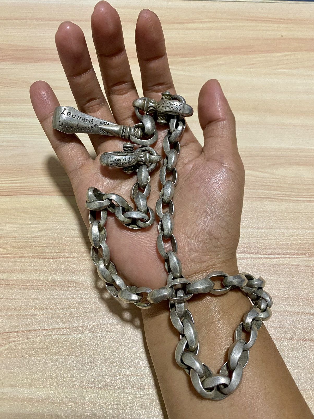 LONE ONES Very Rare Leonard Kamhout Silk Link Wallet Chain Size ONE SIZE - 15 Thumbnail