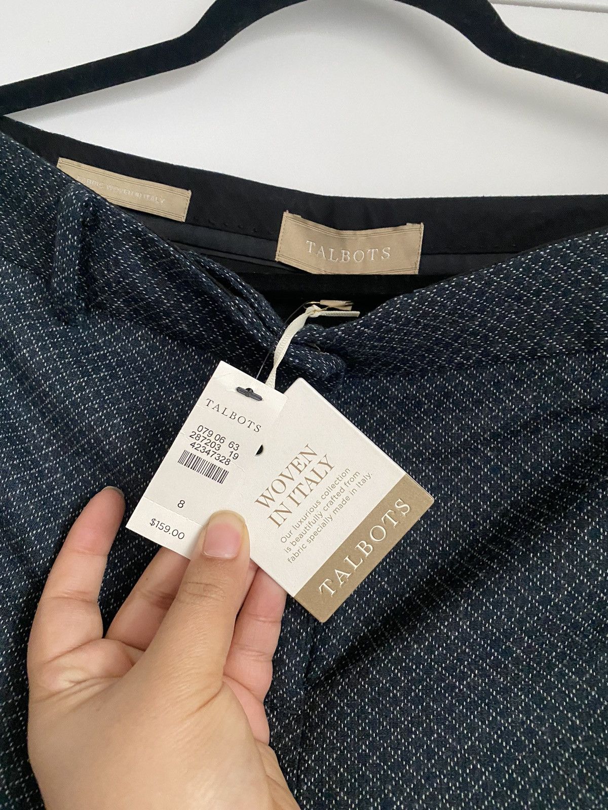 Talbots Talbots 2pc Pant Suit Blazer Blue Stretch Wool Size 6 New Size M / US 6-8 / IT 42-44 - 11 Thumbnail