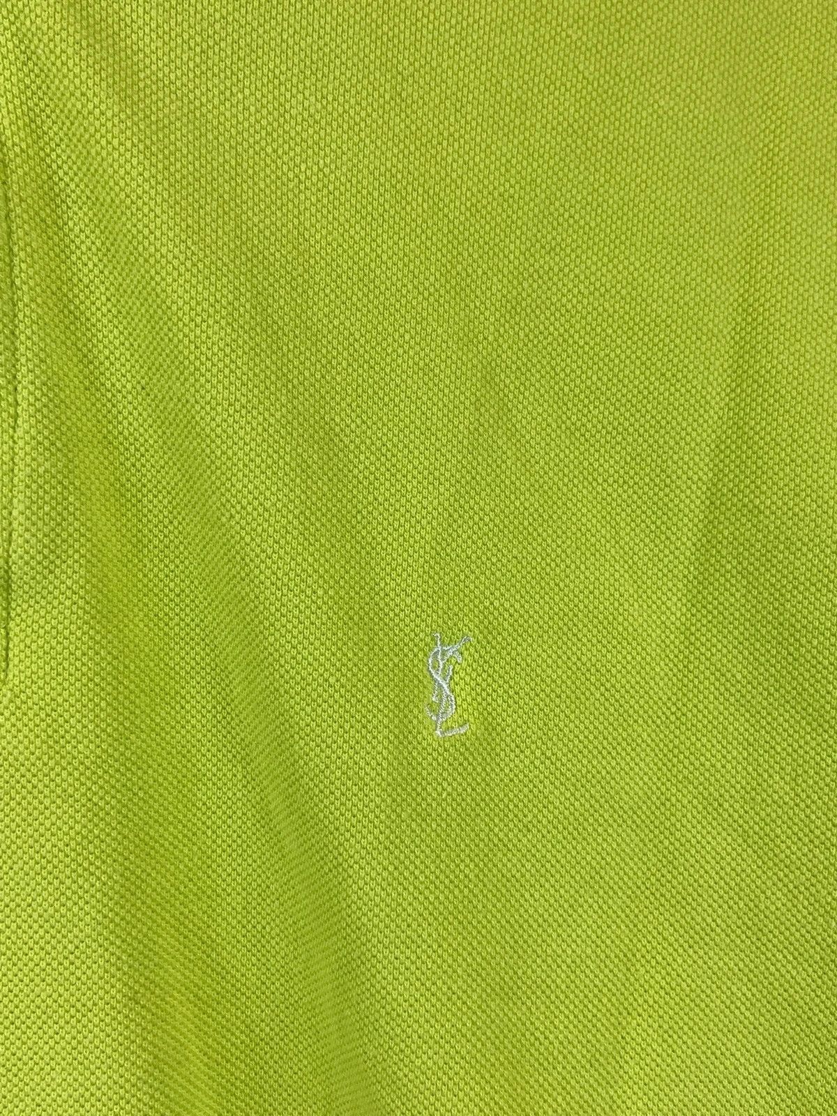 Yves Saint Laurent YSL Lime Tee / Clean Quiet Luxury Minimal (M) Size US M / EU 48-50 / 2 - 2 Thumbnail