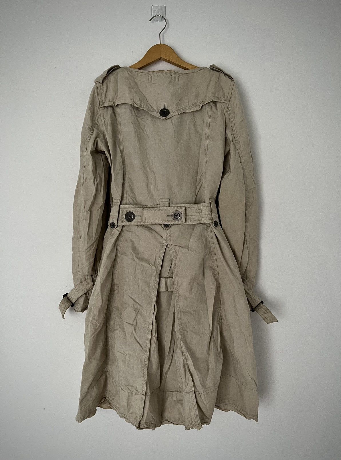 5351 POUR LES HOMMES 2000s 5351 Pour Les Femmes Asymmetric Napoleon Parka Jacket Size US M / EU 48-50 / 2 - 6 Thumbnail