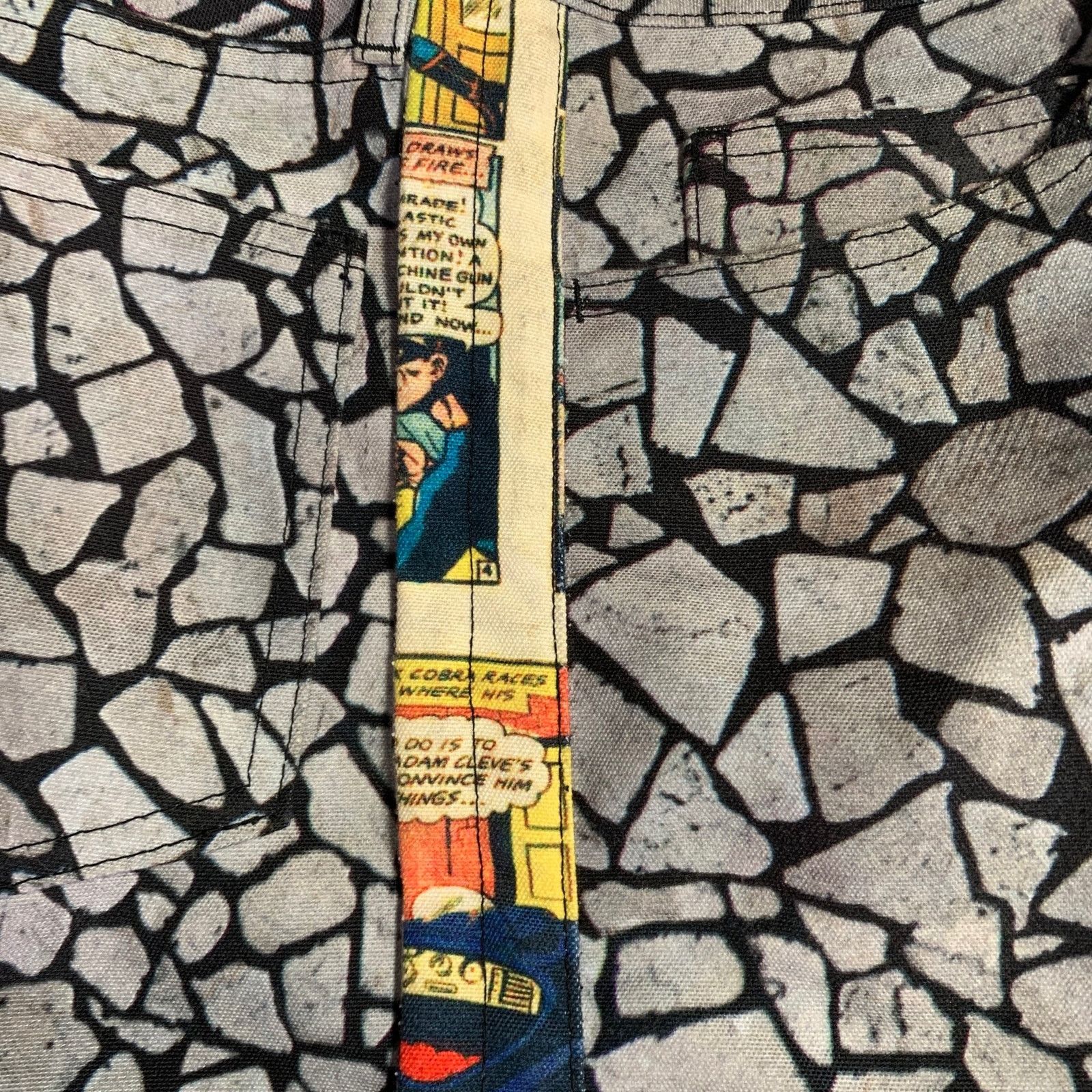 Comme des Garcons Homme Plus COMME des GARCONS HOMME PLUS Comic Denim Jeans Size US 32 / EU 48 - 4 Thumbnail
