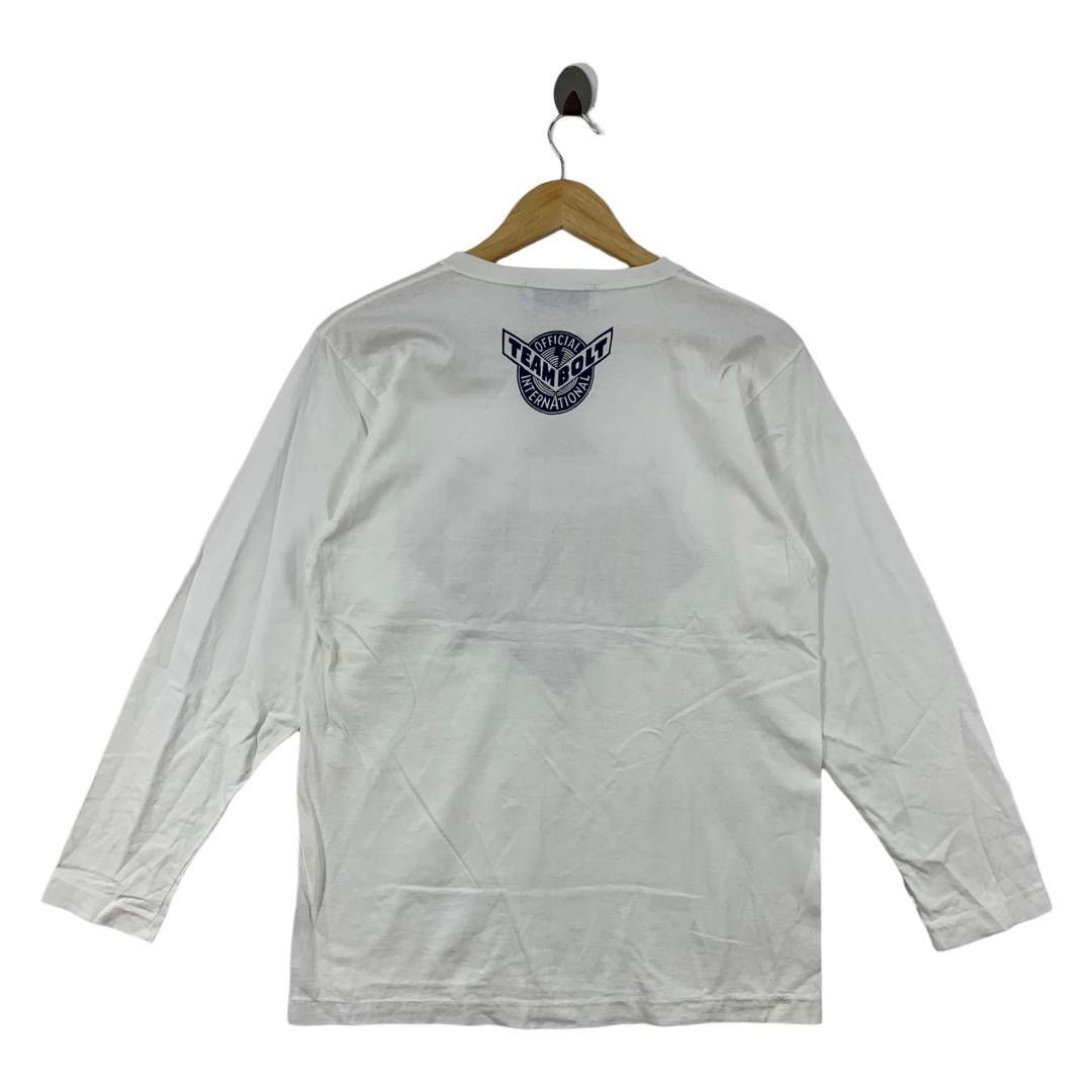 Lightning Bolt × Vintage Vintage 90s LIGHTNING BOLT big Spellout Surfing tee Size US M / EU 48-50 / 2 - 4 Thumbnail