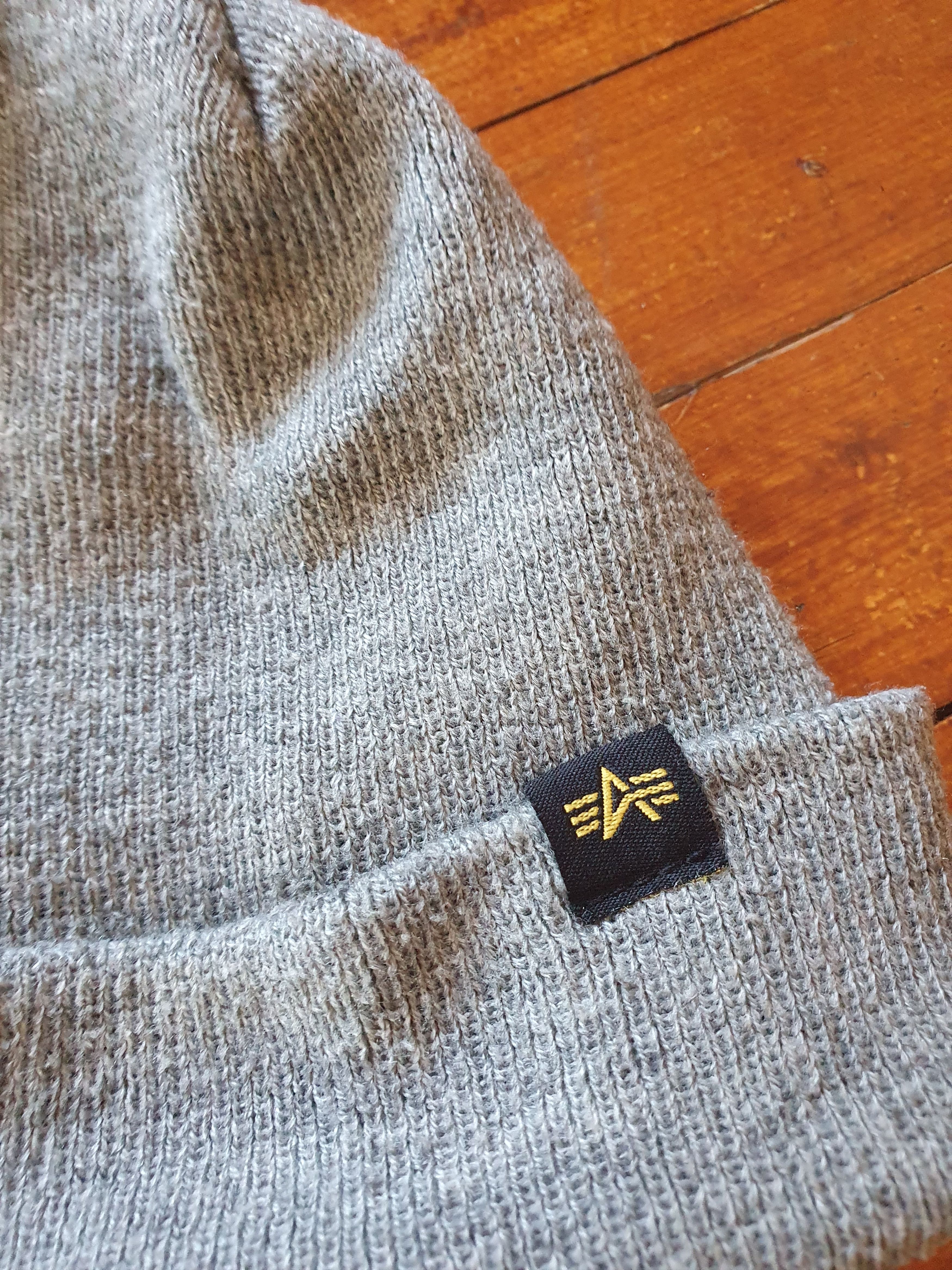 Alpha Industries Alpha Industries Logo Patch Beanie Winter Hat Size ONE SIZE - 4 Thumbnail