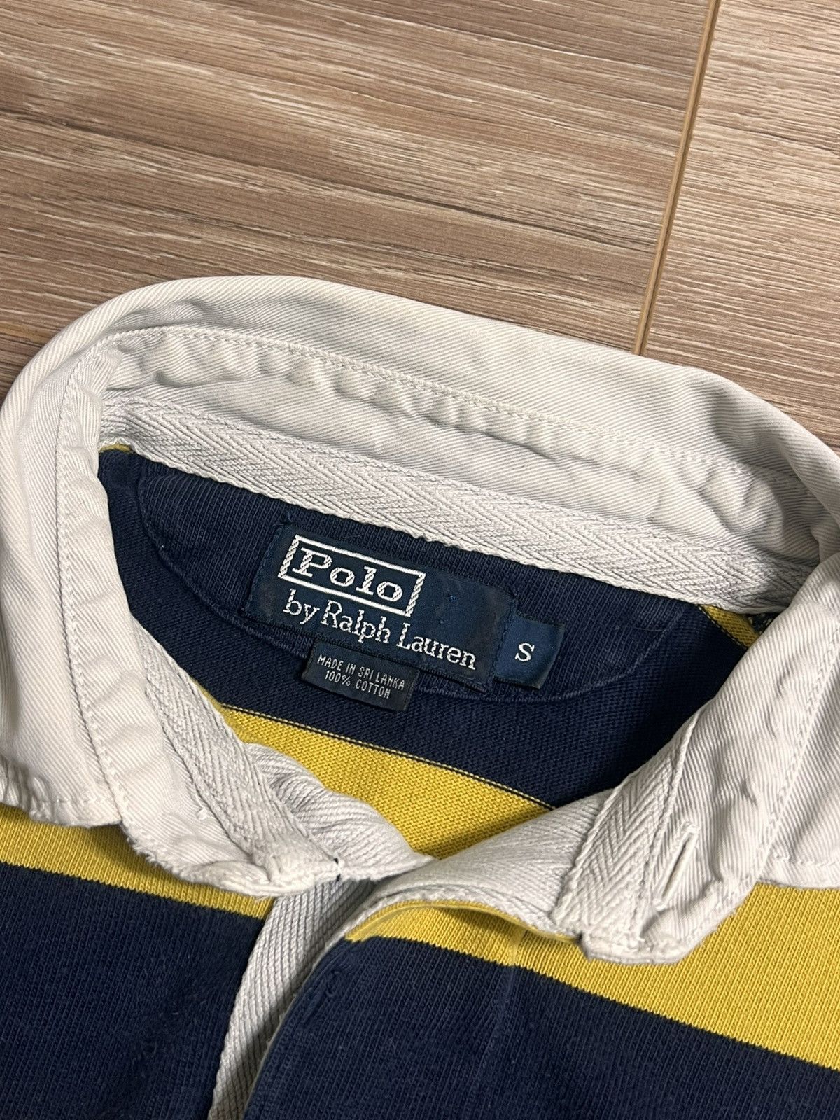 Polo Ralph Lauren Vintage Polo Ralph Lauren Striped Rugby Shirt Size US S / EU 44-46 / 1 - 3 Thumbnail