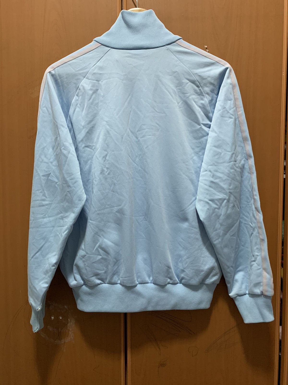 Adidas Vintage Blue Adidas Track Jacket Distressed Size US L / EU 52-54 / 3 - 8 Thumbnail
