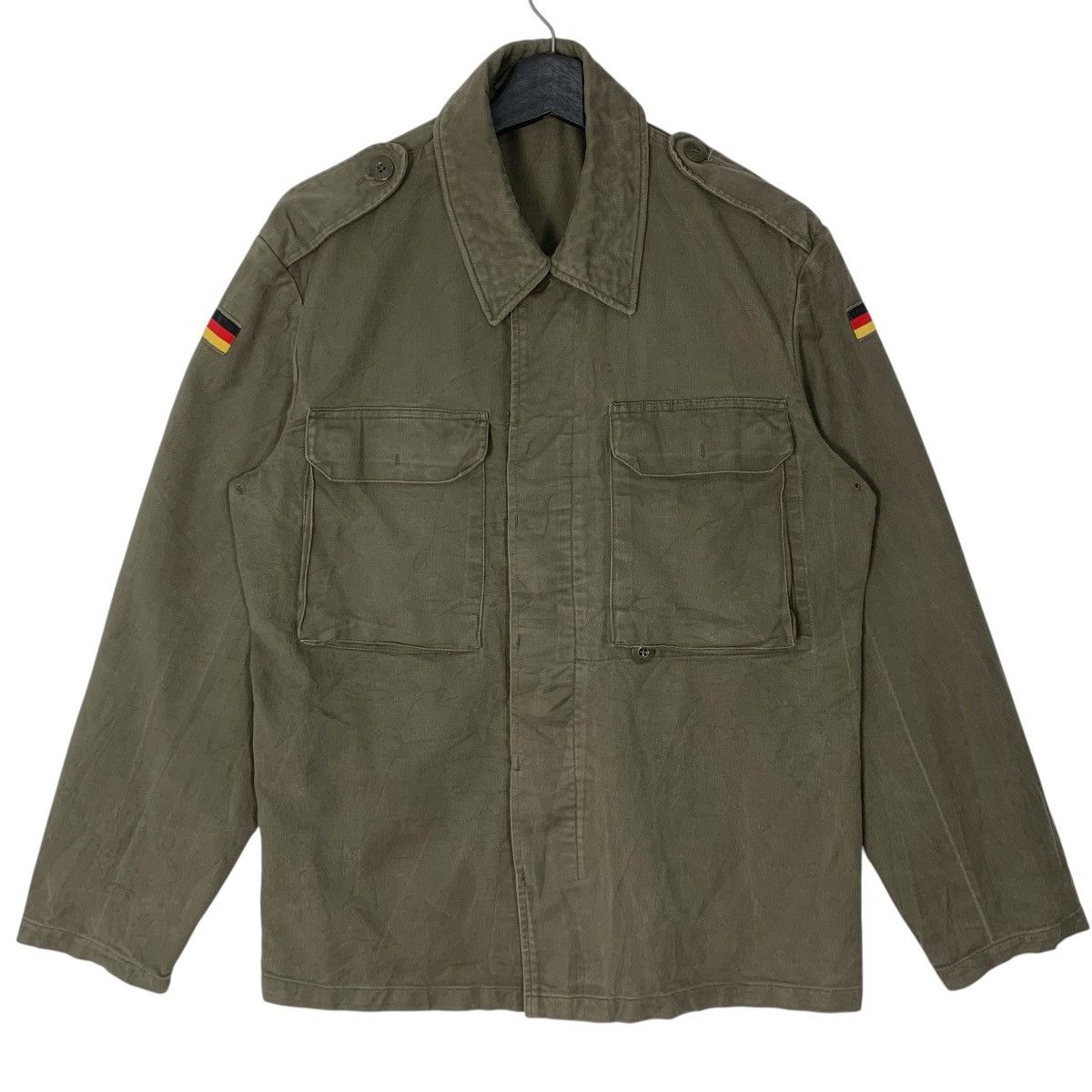 Vintage Vintage Germany army Military Clothing Light Button Jacket Size US M / EU 48-50 / 2 - 2 Thumbnail