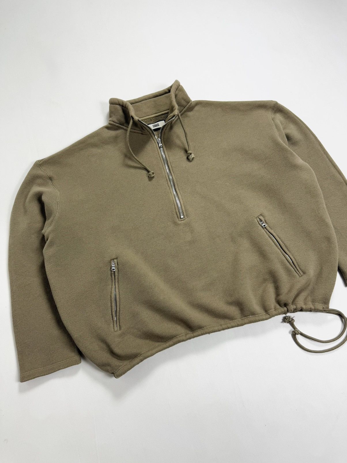 Kith Kith Boxy Fit Oversized Half Zip Sweatshirt Size US XXL / EU 58 / 5 - 9 Thumbnail