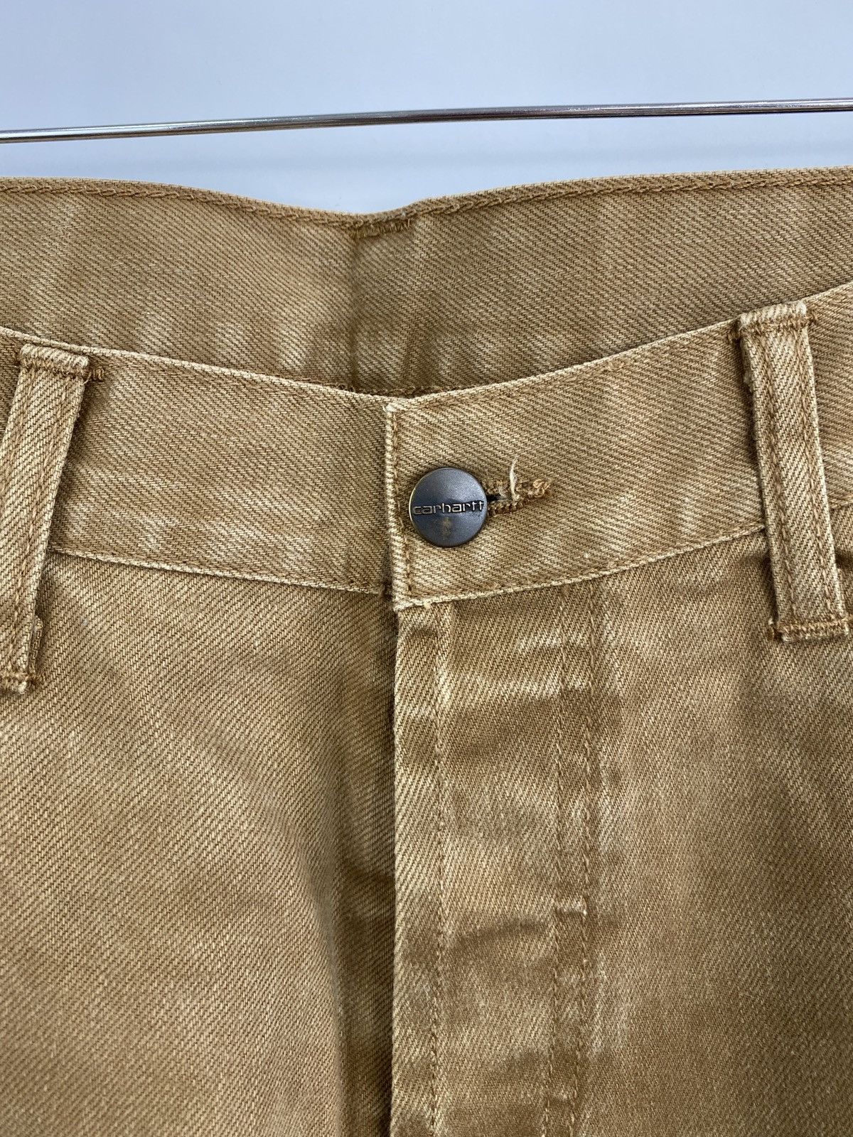 Carhartt 🇺🇸 Vintage Y2K Carhartt Brown Pants Rare Retro Hype Size US 34 / EU 50 - 6 Thumbnail