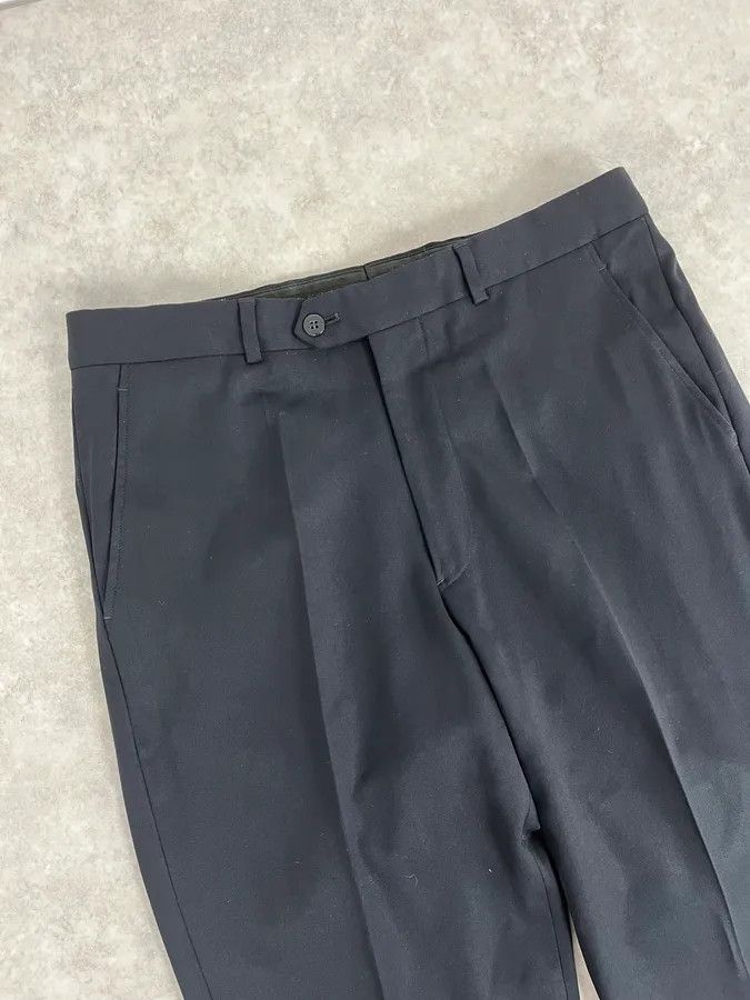Armani Collezioni 2000s Armani Collezioni Black Classy Tailored Pants Size US 32 / EU 48 - 6 Thumbnail