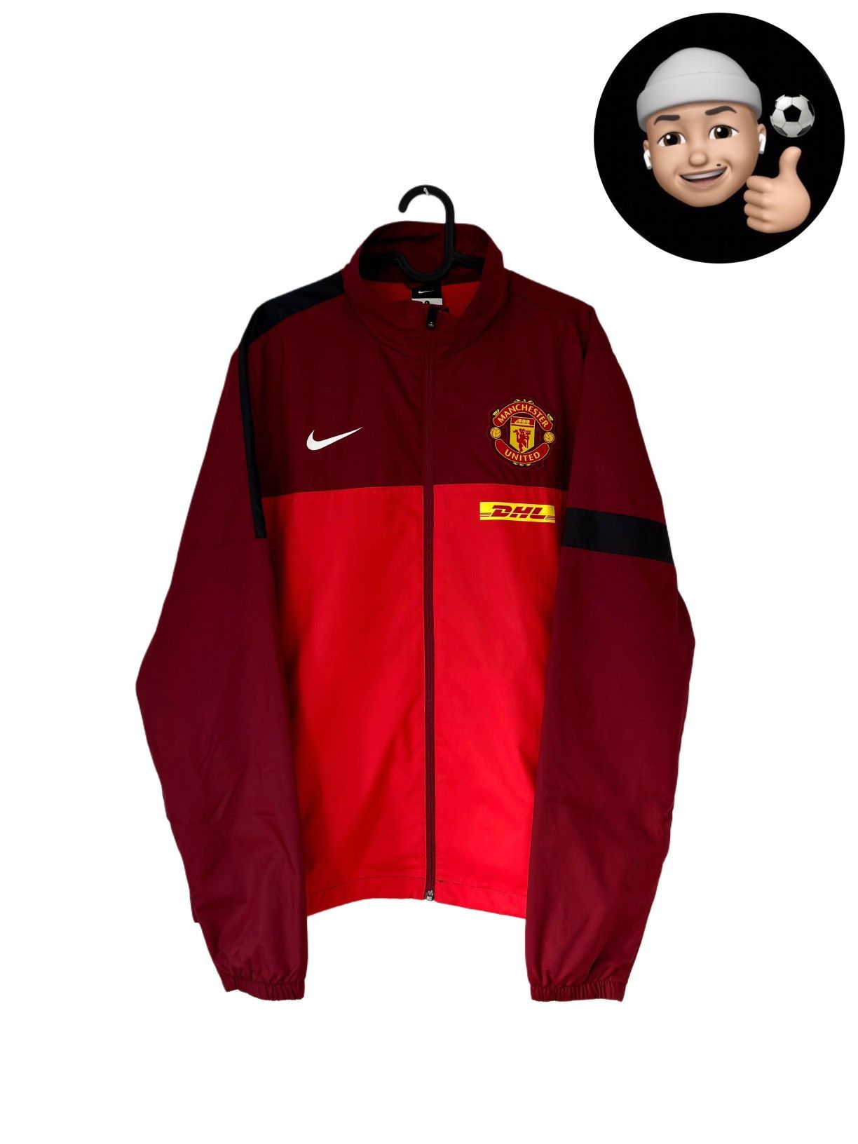 Nike × Vintage 2010 2011 Manchester United Nike DHL Vintage Soccer Jacket L Size US L / EU 52-54 / 3 - 1 Thumbnail