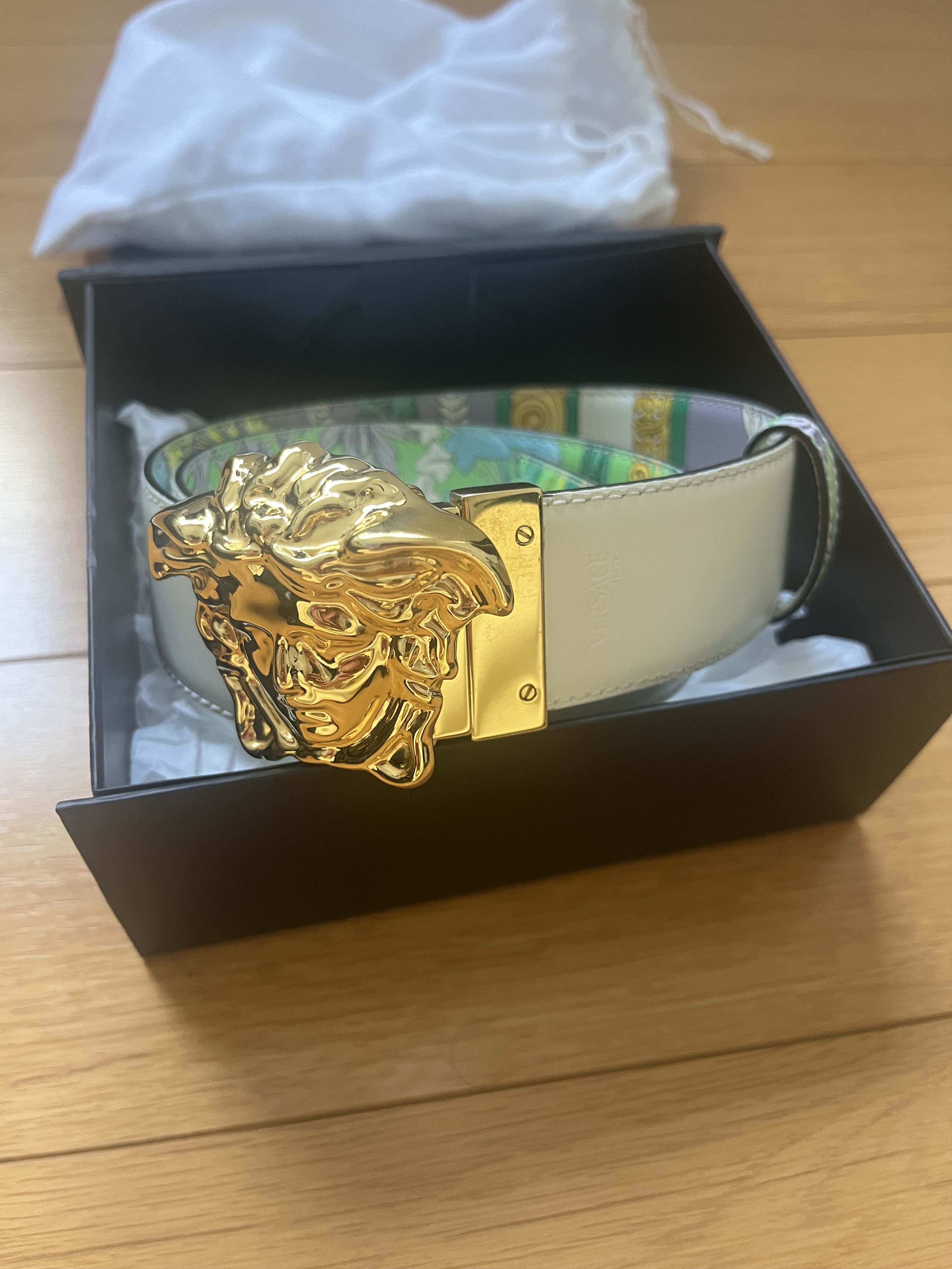 Versace Versace Reversible Belt Size 30 - 1 Thumbnail