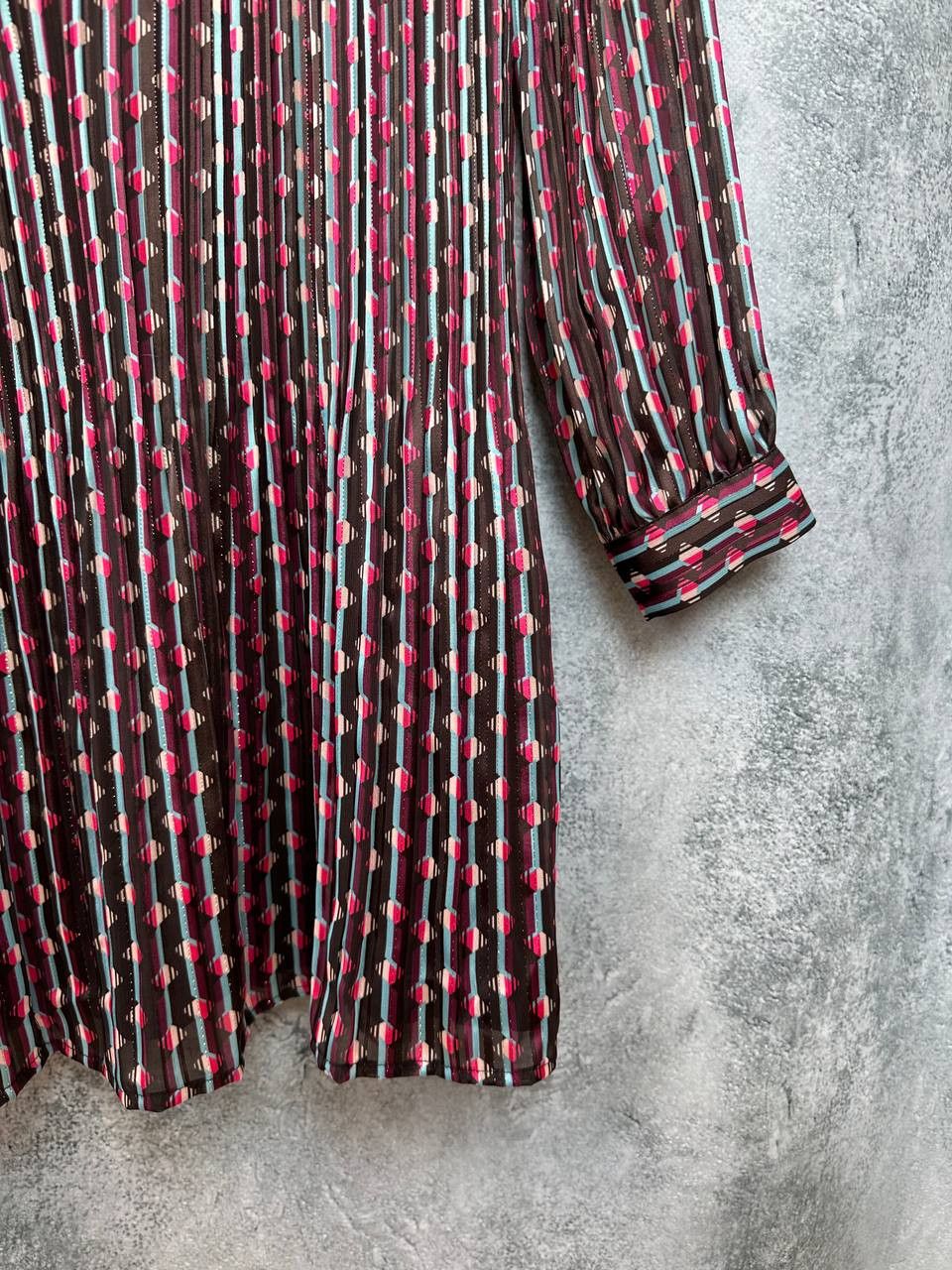 Reiss Reiss Celia Plated Midi Dress Crew Neck Size M / US 6-8 / IT 42-44 - 9 Thumbnail