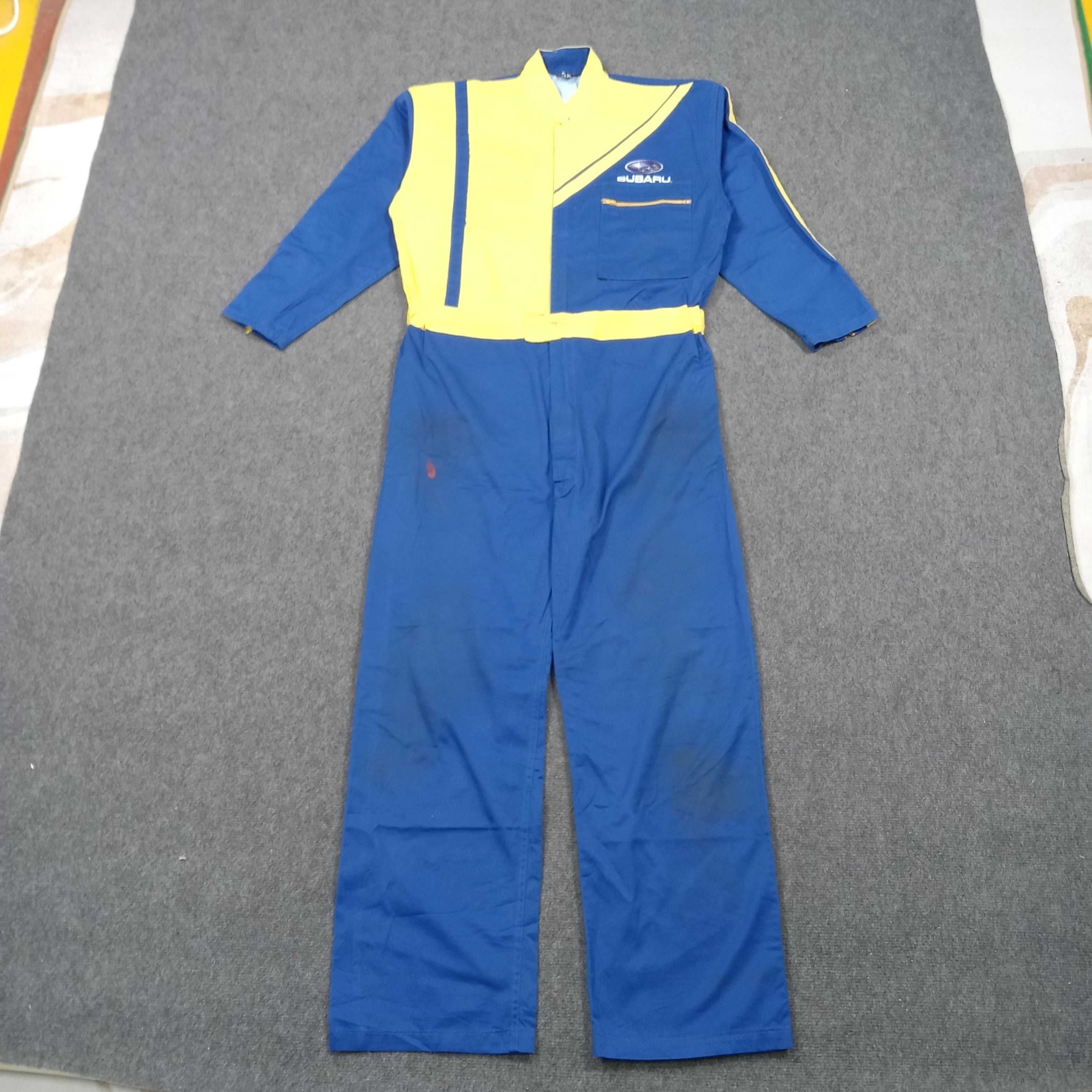 Japanese Brand Subaru Rally Team Motorsports Coverall Jacket C274N6 Size US L / EU 52-54 / 3 - 5 Thumbnail