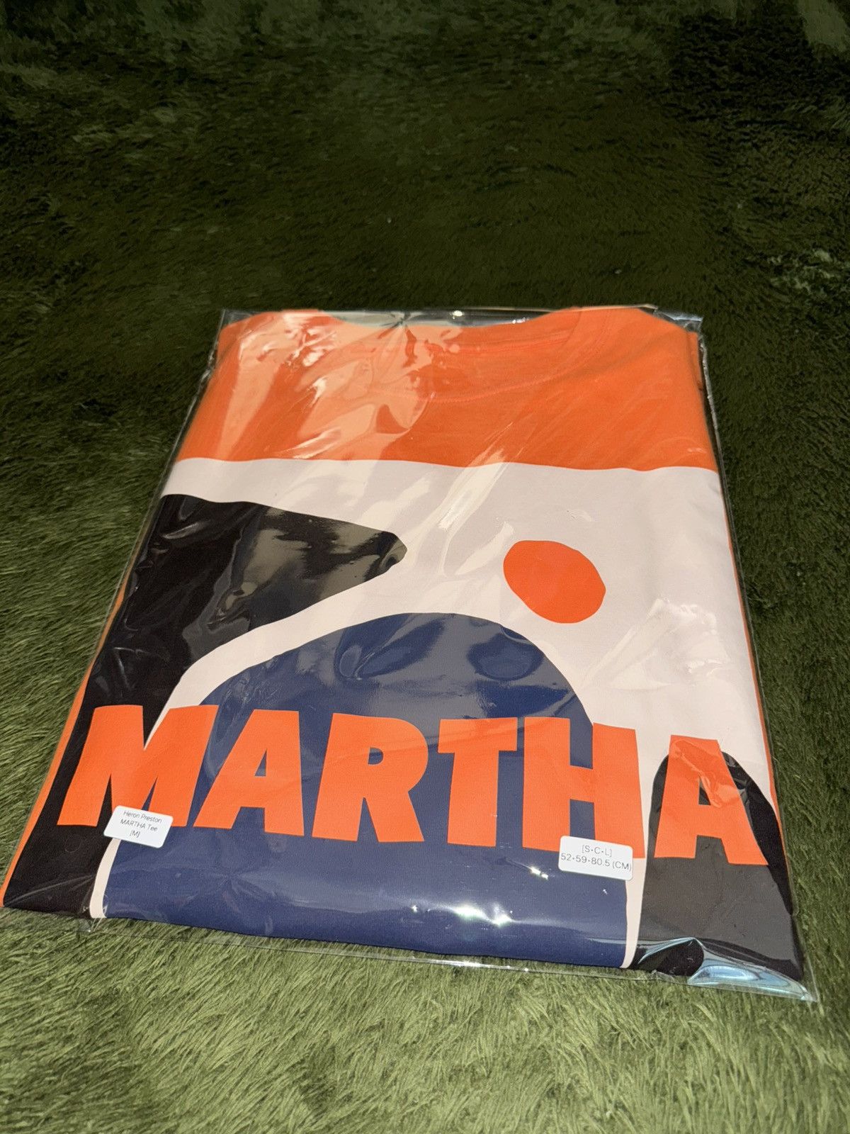 Heron Preston [M] Heron Preston “Martha” Graphic Loose Fit T-Shirt Orange Size US M / EU 48-50 / 2 - 12 Thumbnail