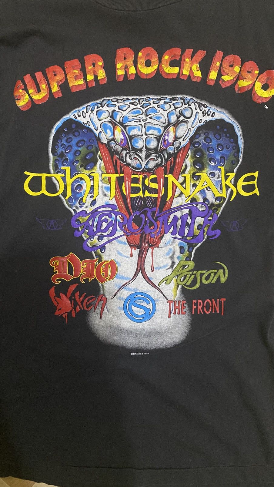 Band Tees Super Rock - German 1990 Band Tee Size US L / EU 52-54 / 3 - 4 Thumbnail