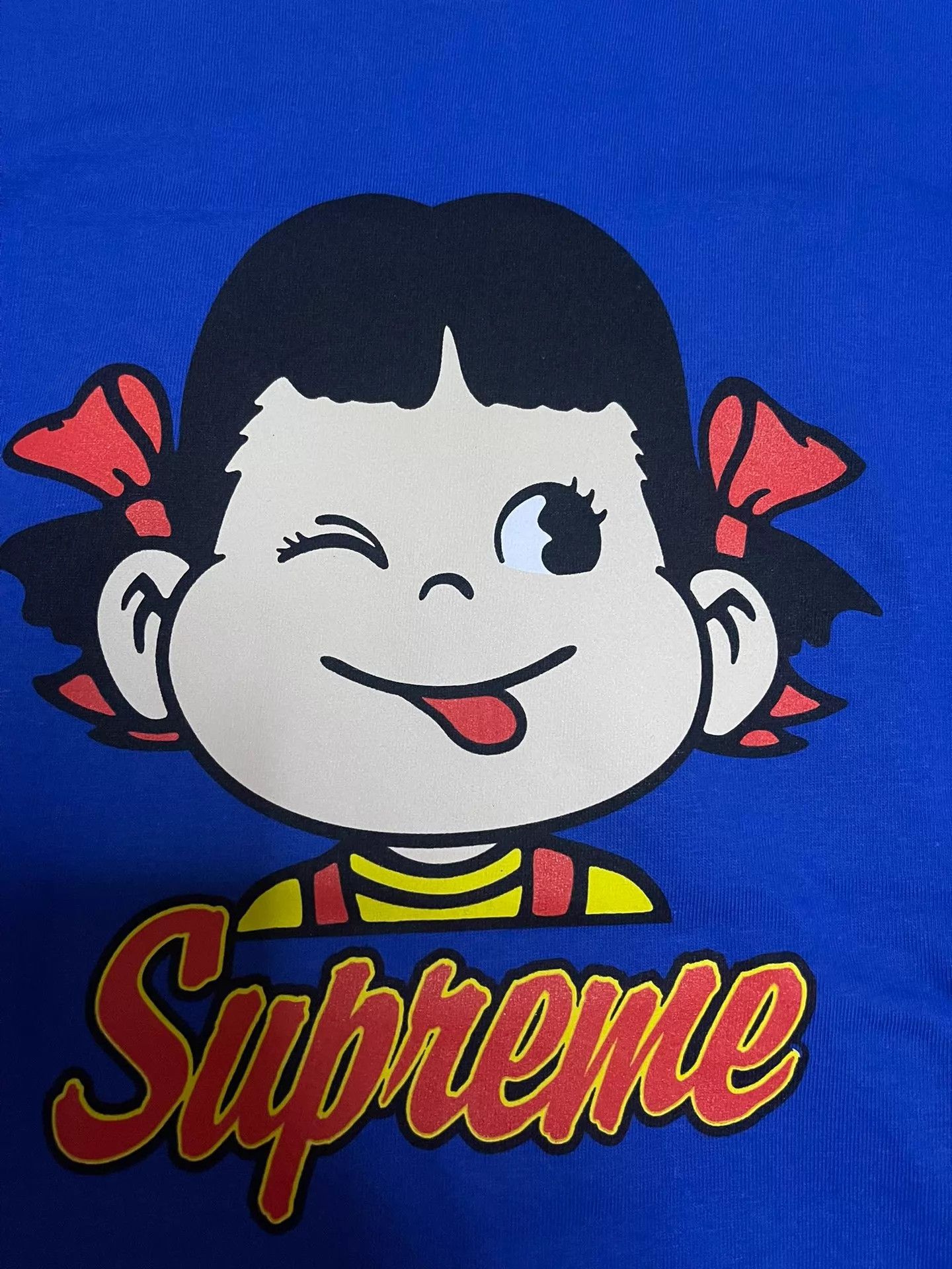 Other Supreme Rare New Blue M Short Sleeve Fujiya Little Girl Tee Size M / US 6-8 / IT 42-44 - 2 Thumbnail