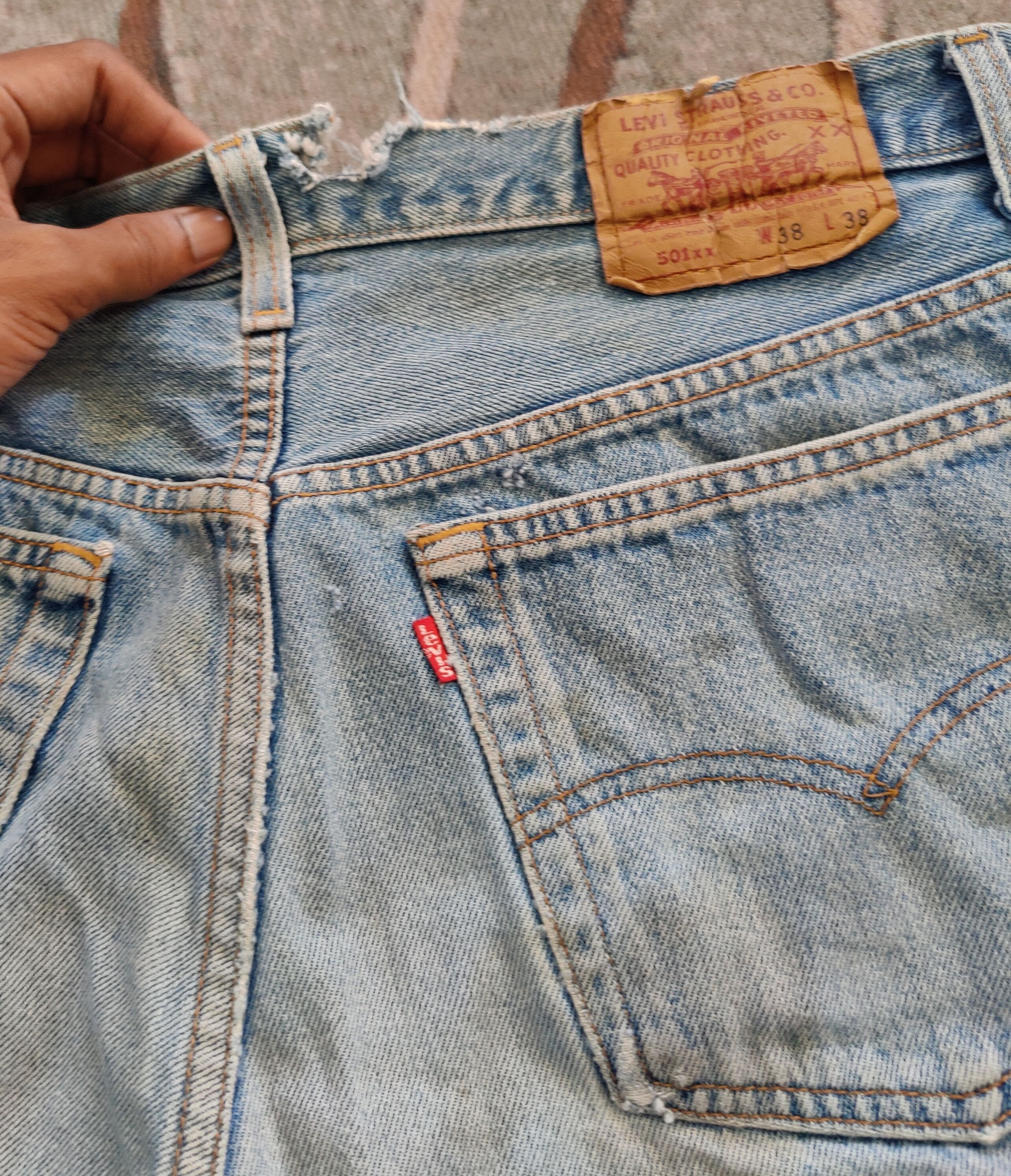 Levi's Vintage Levis 501xx Button fly Non selvedge Size US 36 / EU 52 - 7 Thumbnail