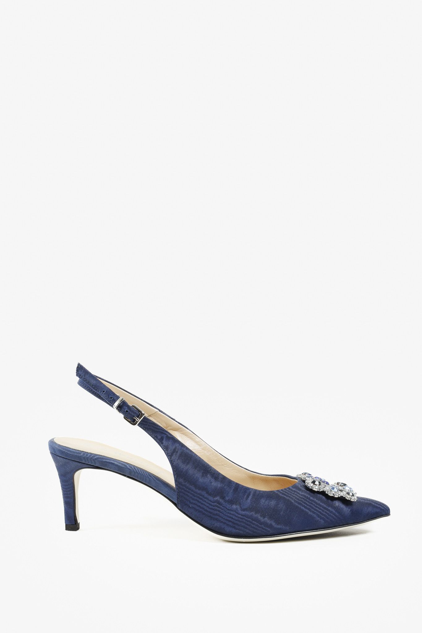 Ron White Queenie Navy Sling Back Pump