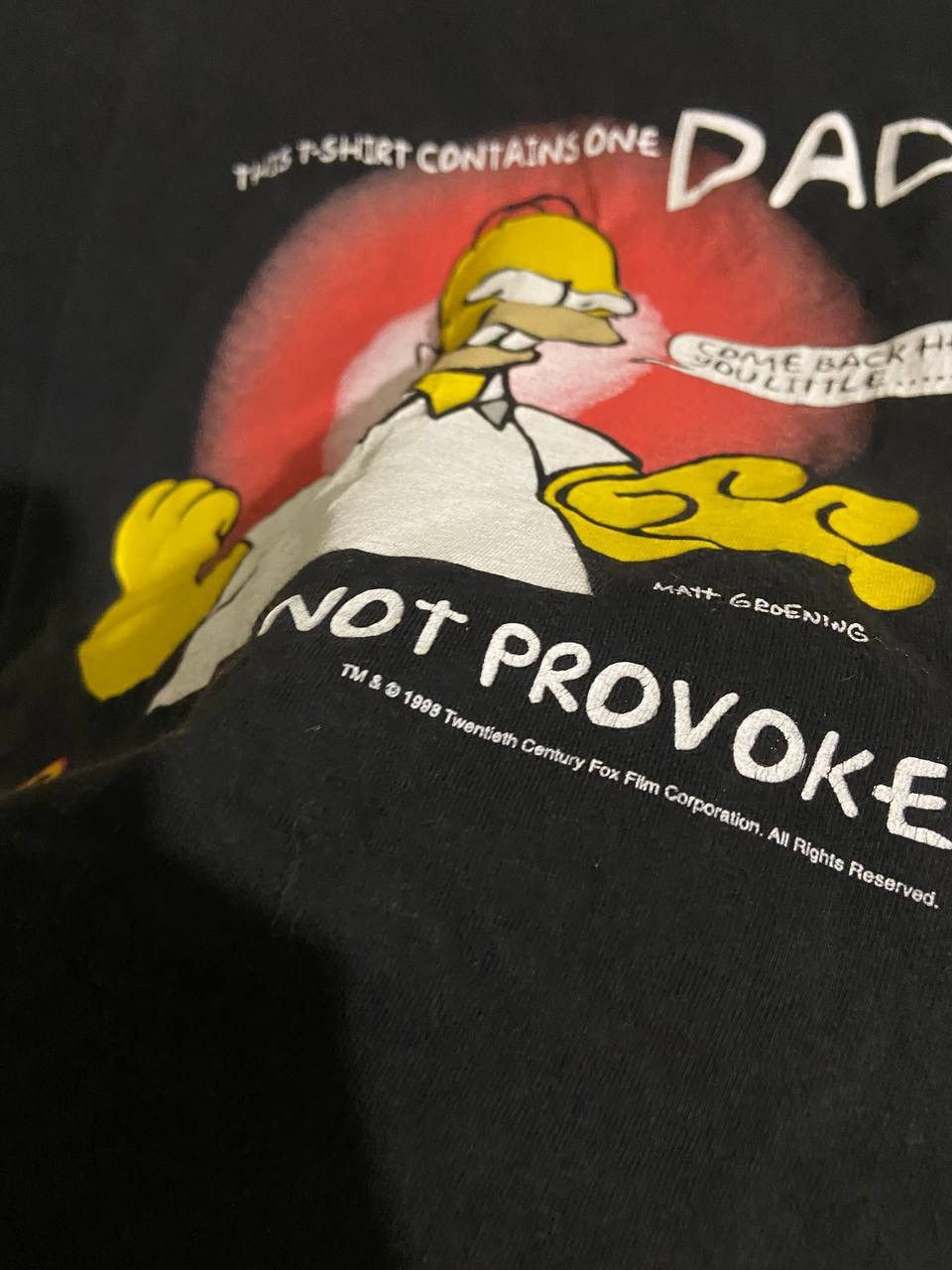 The Simpsons × Vintage Vintage Homer Simpson 1998 Tee Size US L / EU 52-54 / 3 - 3 Thumbnail