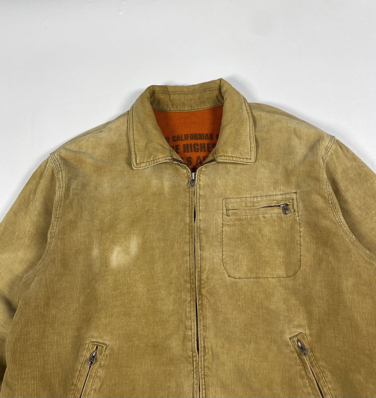 Who A.U. Vintage WHO AU. Corduroy Blanket Lined Work Jacket Size US XXL / EU 58 / 5 - 4 Thumbnail