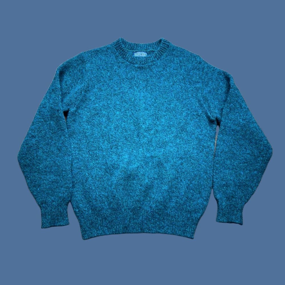 Lands' End VINTAGE Lands' End Crewneck Wool Sweater Mens Large Melange Knit Blue USA Made Shirt Mens Large Melange Knit Blue USA Made Size US L / EU 52-54 / 3 - 1 Thumbnail