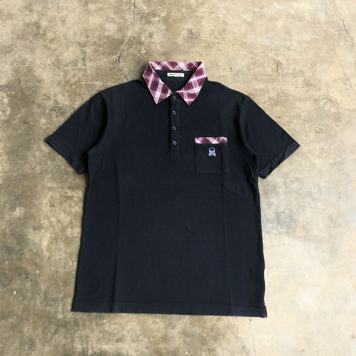 semanticdesign 2000s Semantic Design Skull Logo Pocket Polo T-shirt Black Size US M / EU 48-50 / 2 - 1 Thumbnail