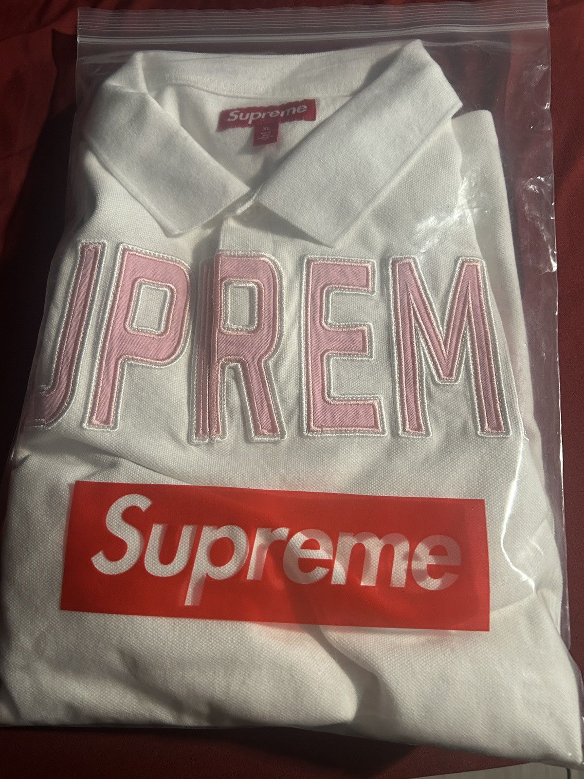 Supreme Supreme applique twill polo Size US XL / EU 56 / 4 - 2 Thumbnail