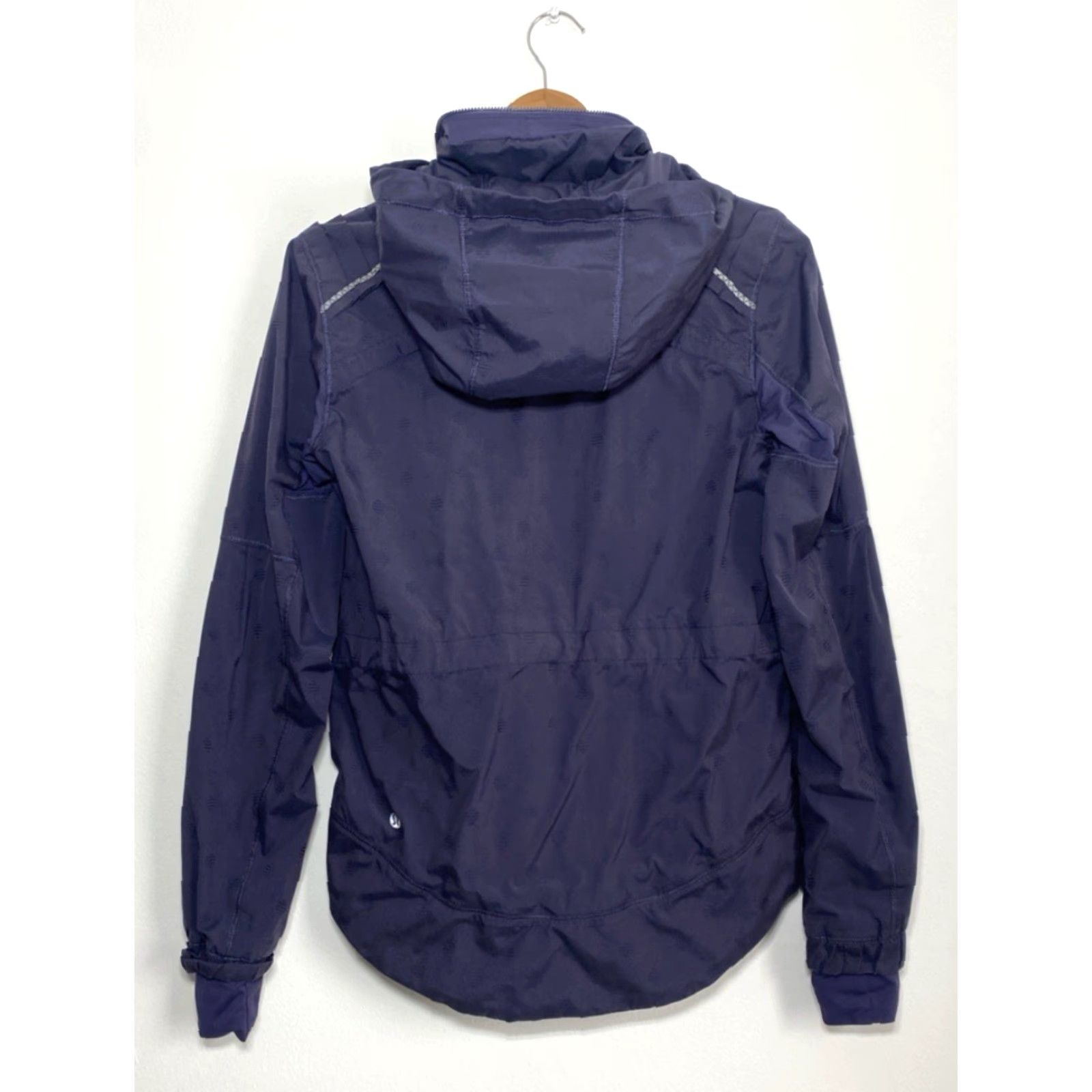 Lululemon Lululemon Women's Spring Forward Jacket Cadet Blue Stripe Dot Sz 6 Windbreaker Size M / US 6-8 / IT 42-44 - 7 Thumbnail
