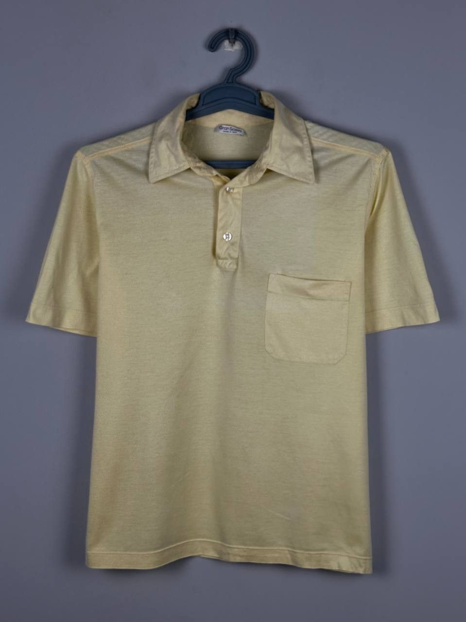 Gran Sasso Gran Sasso Luxury Yellow Polo T Shirt Made In Italy Size US M / EU 48-50 / 2 - 2 Thumbnail