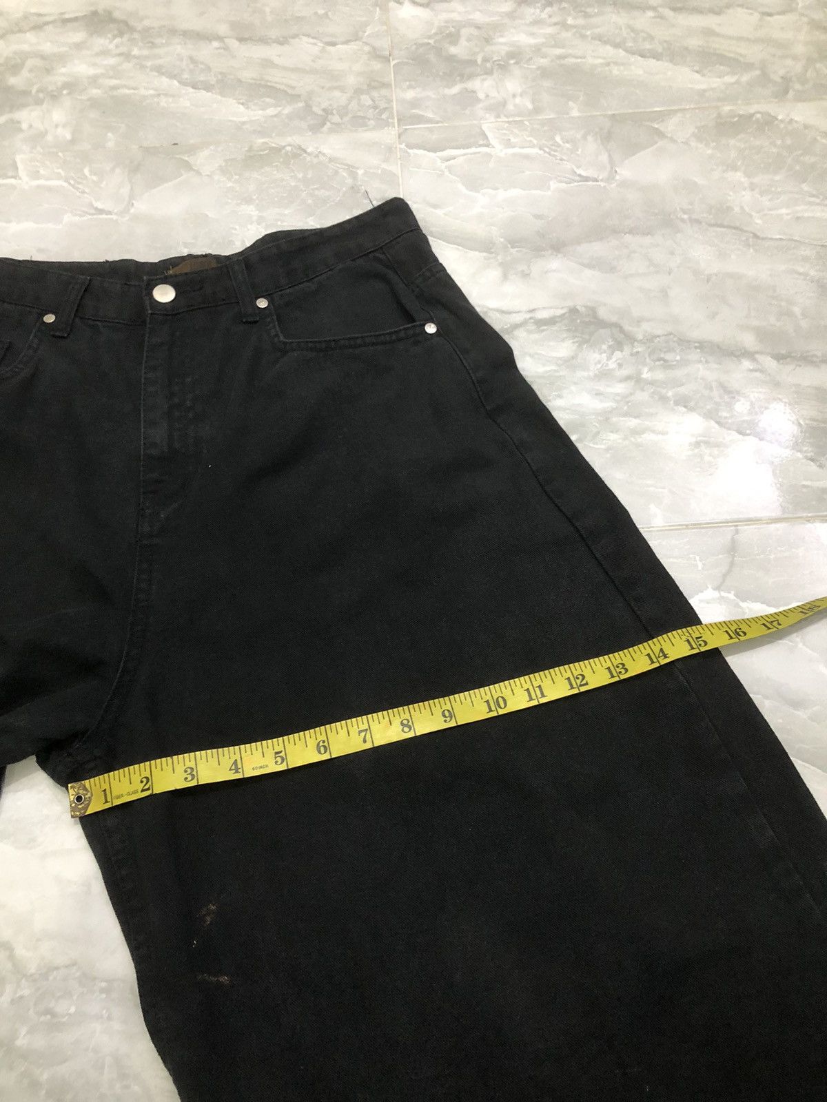 Yohji Yamamoto 1ONE Balloon Jeans Seoul Archive Avant-Garde Denim Size US 30 / EU 46 - 18 Thumbnail