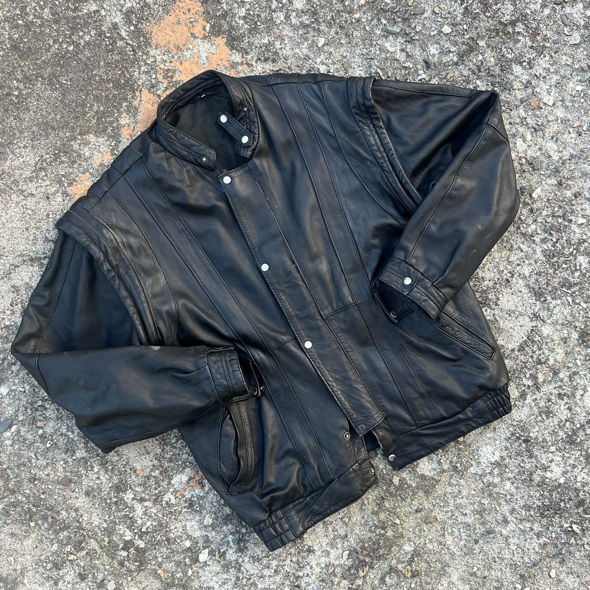 Leather × Vintage Vintage Genuine Real Leather Jacket High Quality Rock Punk Size US M / EU 48-50 / 2 - 3 Thumbnail