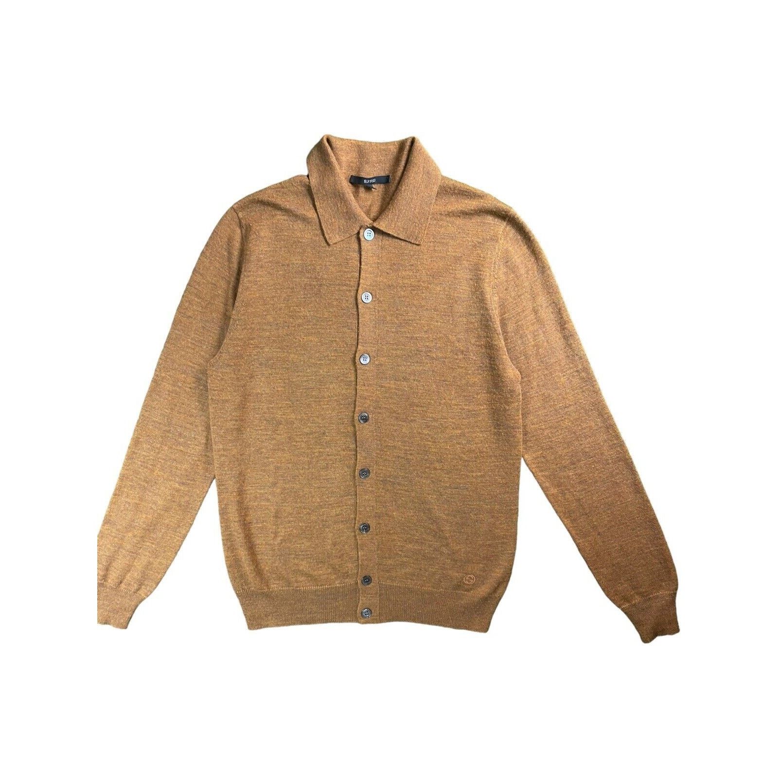 Gucci Gucci Alpaca Knit Orange Brown Small Cardigan Sweater Italy Size US M / EU 48-50 / 2 - 6 Thumbnail