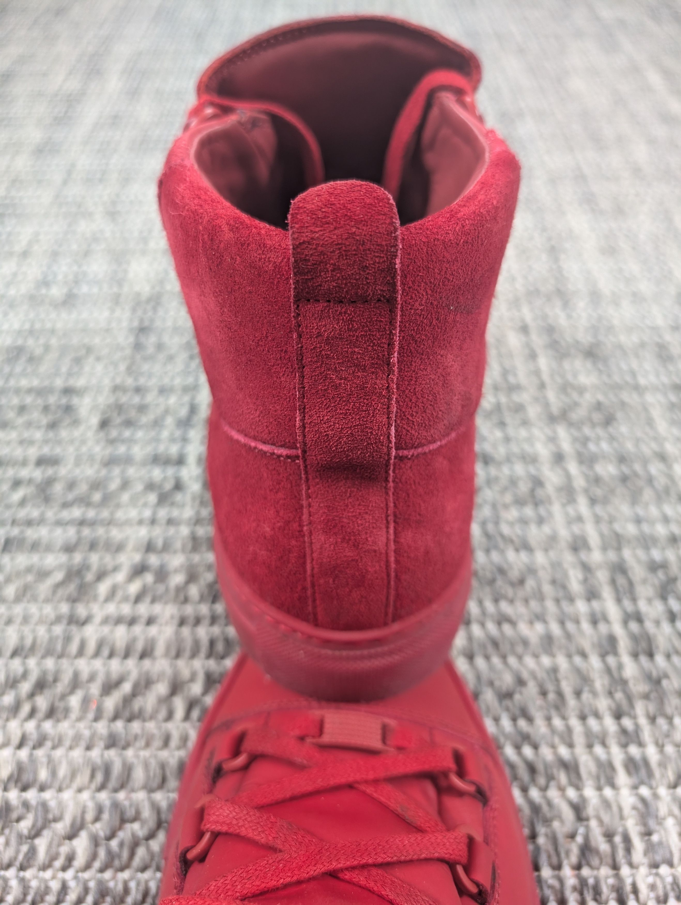 Balenciaga Balenciaga Arena High Red Leather Suede Shoes Size US 10 / EU 43 - 8 Thumbnail