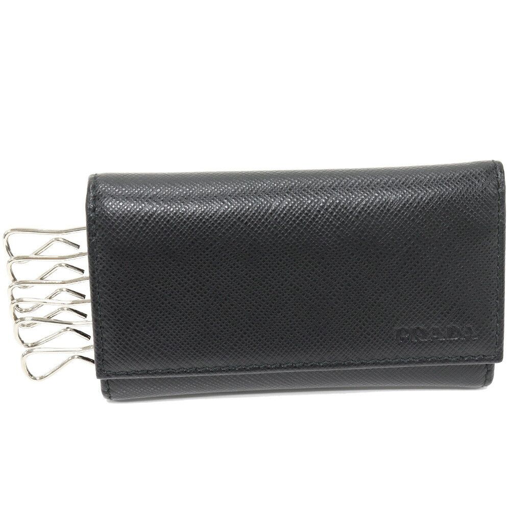 Prada Prada Prada Saffiano Calf 6 Key Case Leather Key case DUTY FREE for USA Size ONE SIZE - 1 Thumbnail