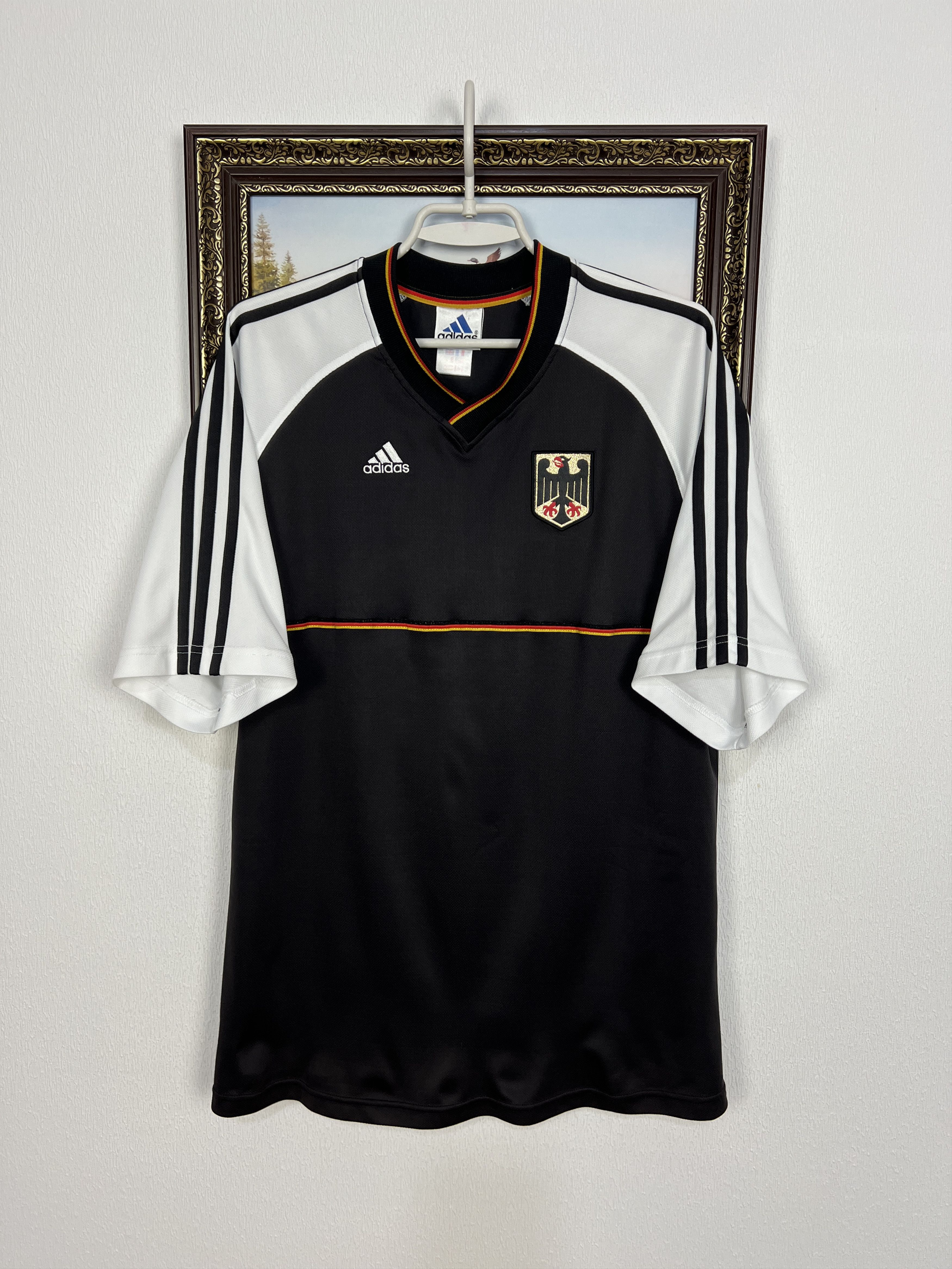 Adidas Vintage 90's Adidas Germany Deutschland Shirt Olympics Size US L / EU 52-54 / 3 - 1 Thumbnail