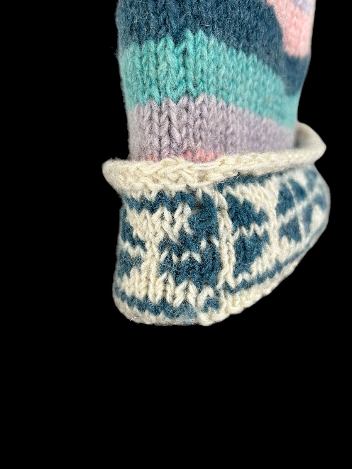 Japanese Brand × Kapital × Vintage Crochet Knitted Handmade hairy Beanie Hats Size ONE SIZE - 5 Thumbnail