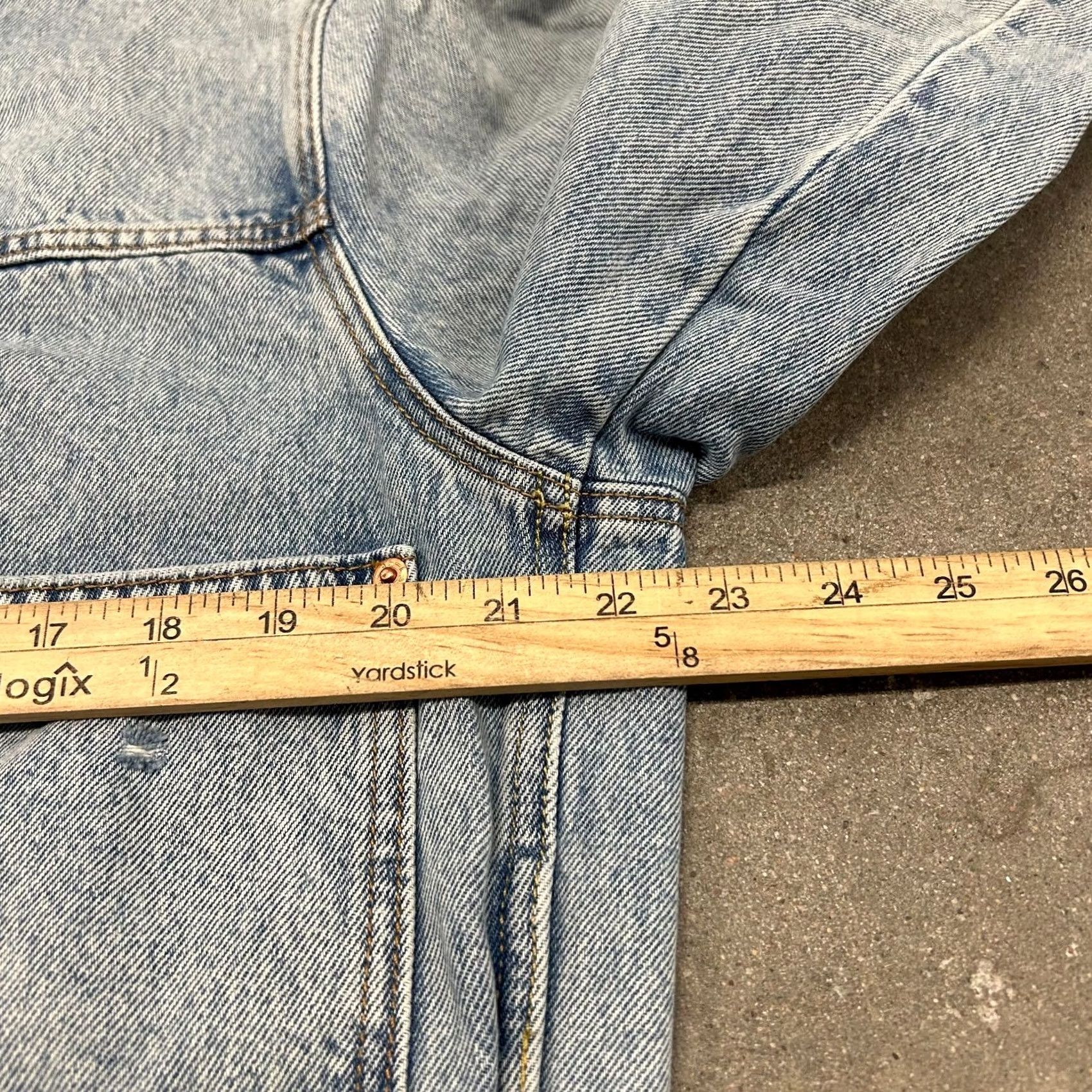 Levi's Levi's Premium Trucker Jacket Mens Medium Blue Denim Button Closure Pockets Modern 45in Chest Regular Jacket Size US M / EU 48-50 / 2 - 2 Thumbnail