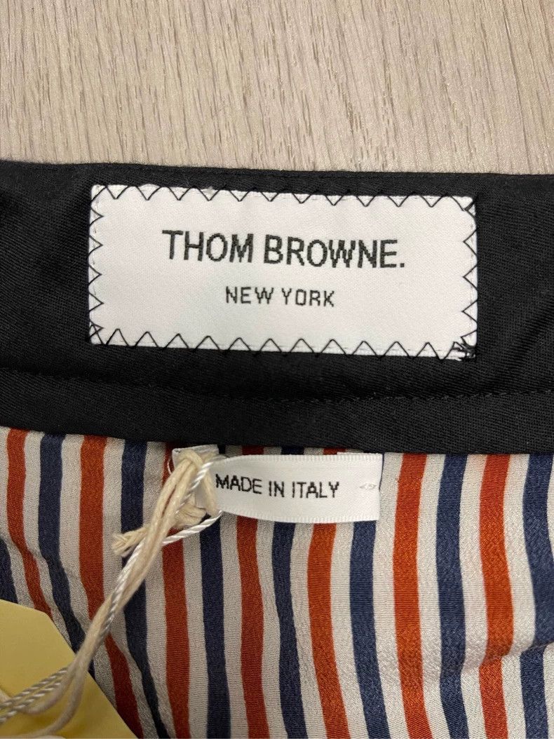 Thom Browne Thom Browne Dark blue classic four-striped pleated skirt sh Size 25" / US 0 / IT 36 - 3 Thumbnail