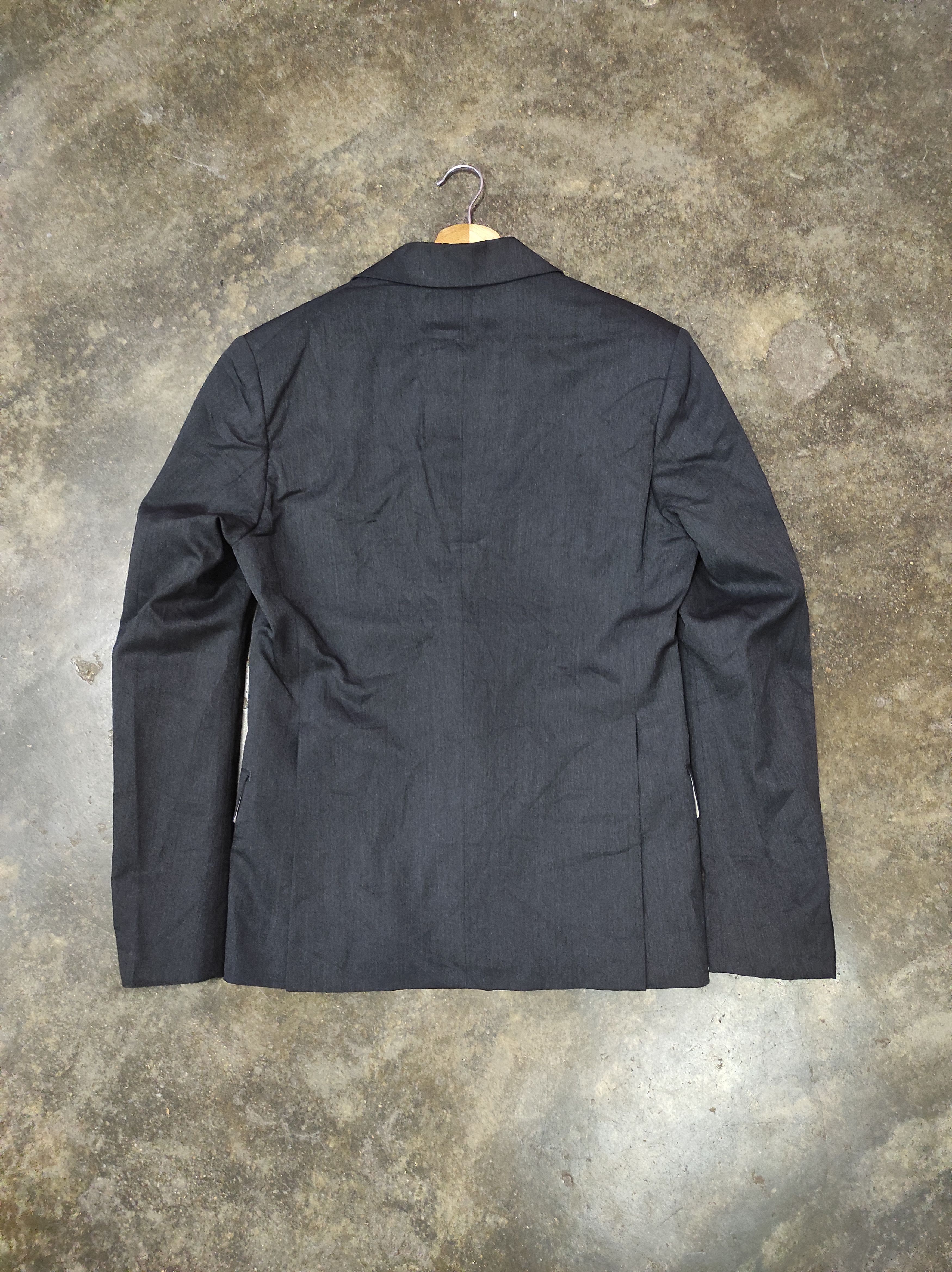 FACTOTUM × Japanese Brand FACTOTUM X SUPER 110% TASMANIA WOOL BLAZER JACKET Size 36R - 6 Thumbnail